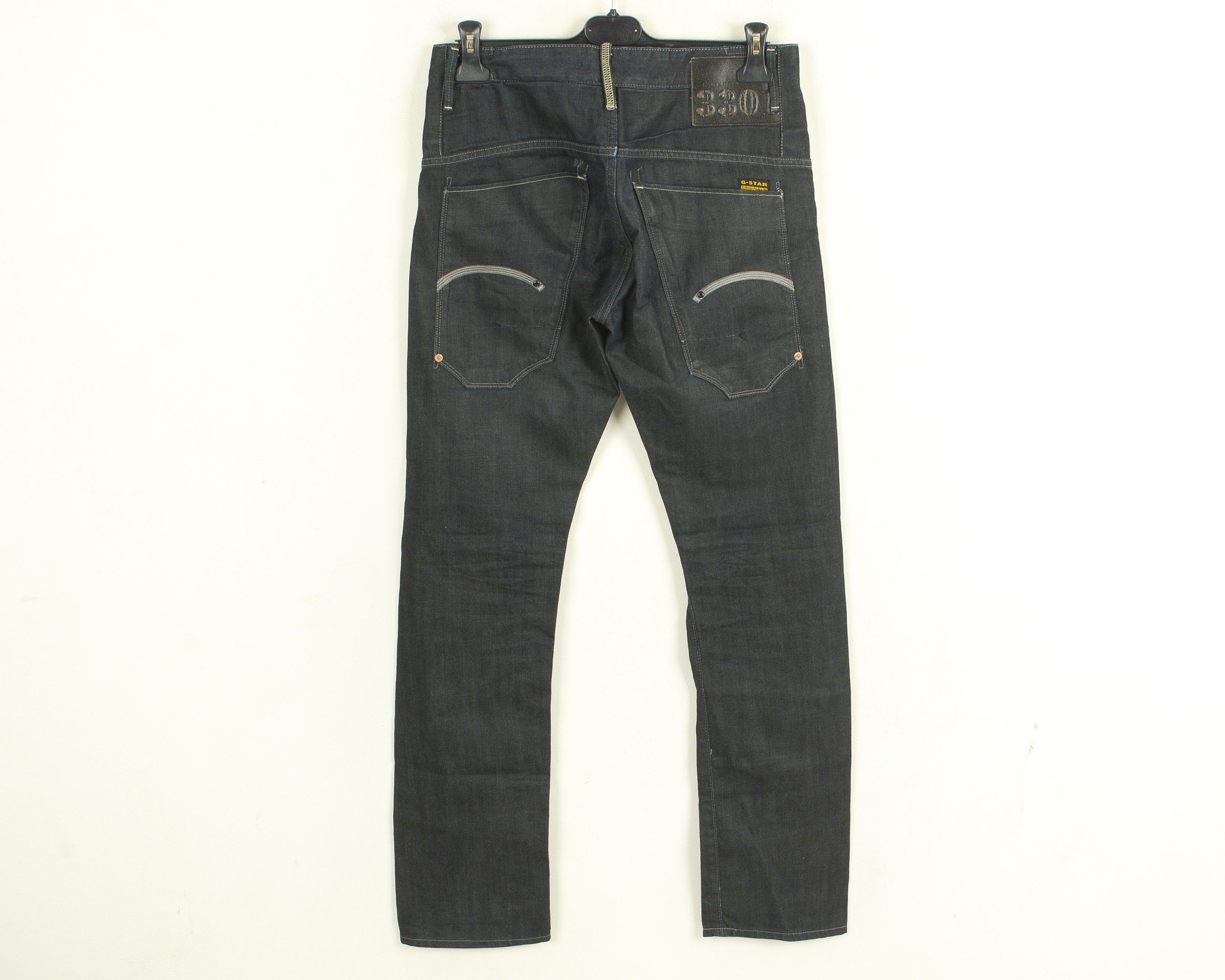 G-Star Structor Slim Jeans Denim Pants 3301 Trousers Button Fly Size US 30 / EU 46 - 3 Thumbnail