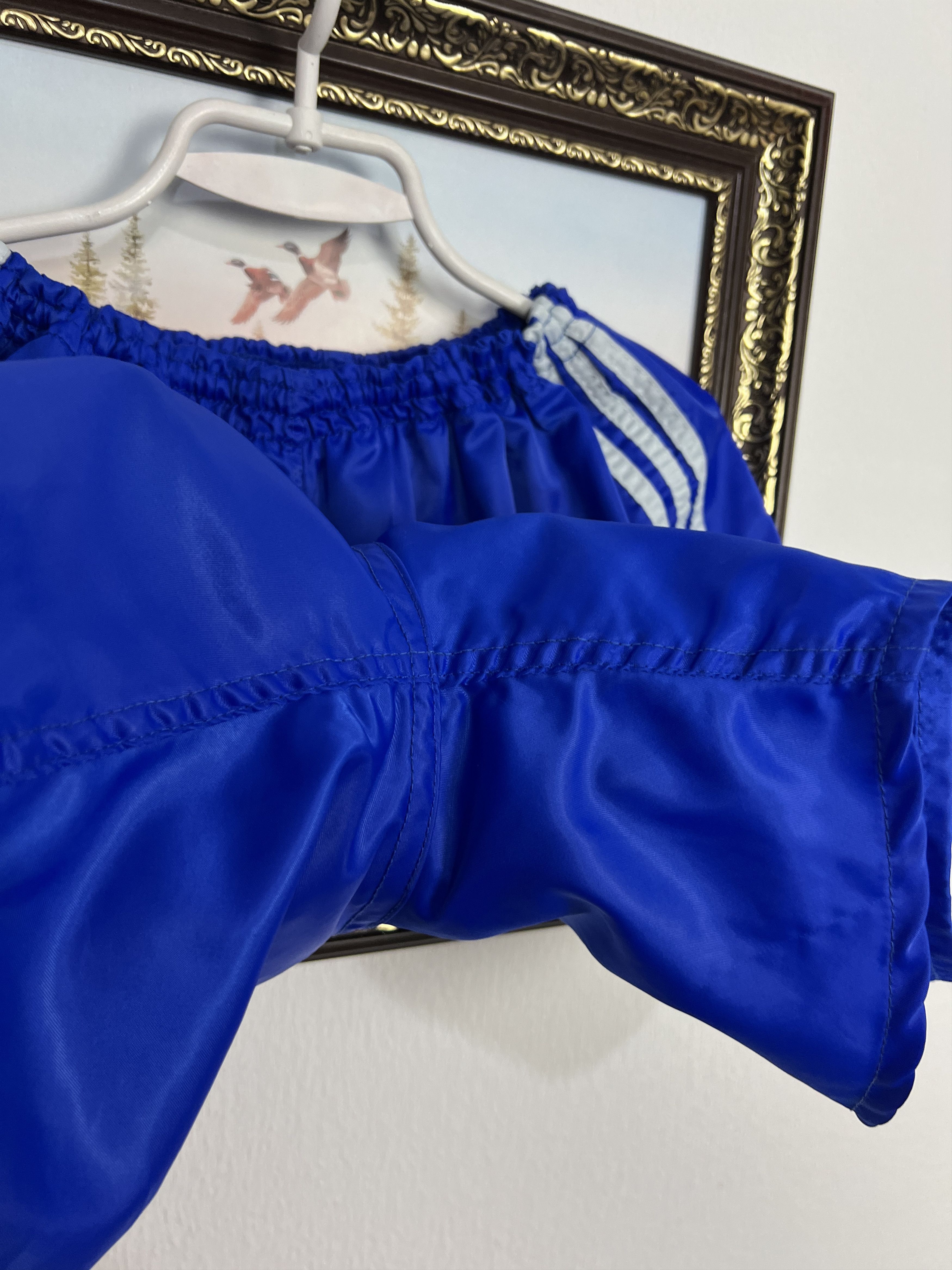 Adidas Vintage 90's Nylon Run Athletic Shorts Sport Hype Rare Size US 32 / EU 48 - 5 Thumbnail