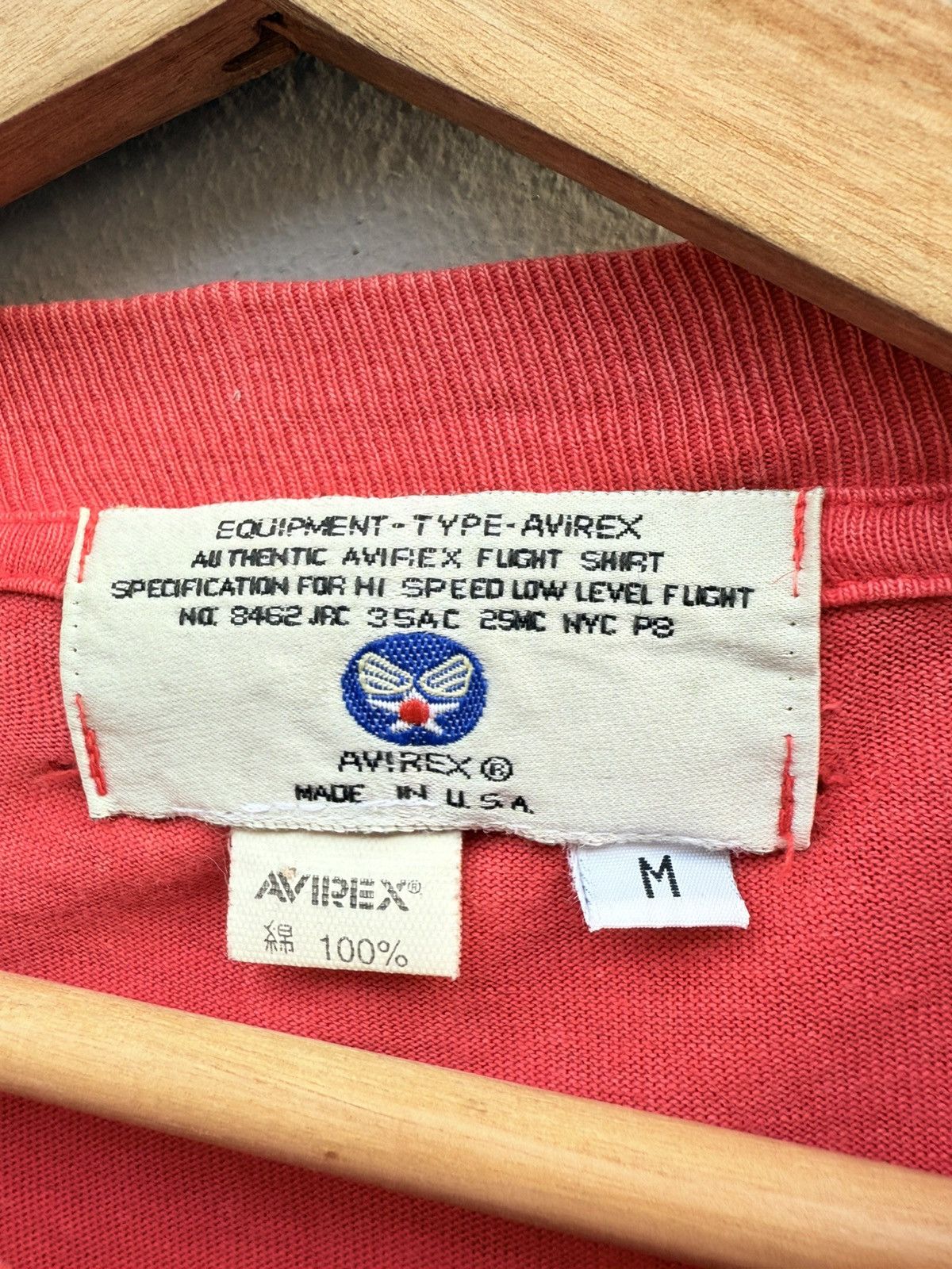 Avirex × Vintage Vintage Distressed 80s - 90s AVIREX Made in USA 🇺🇸 Tshirt Size US L / EU 52-54 / 3 - 3 Thumbnail