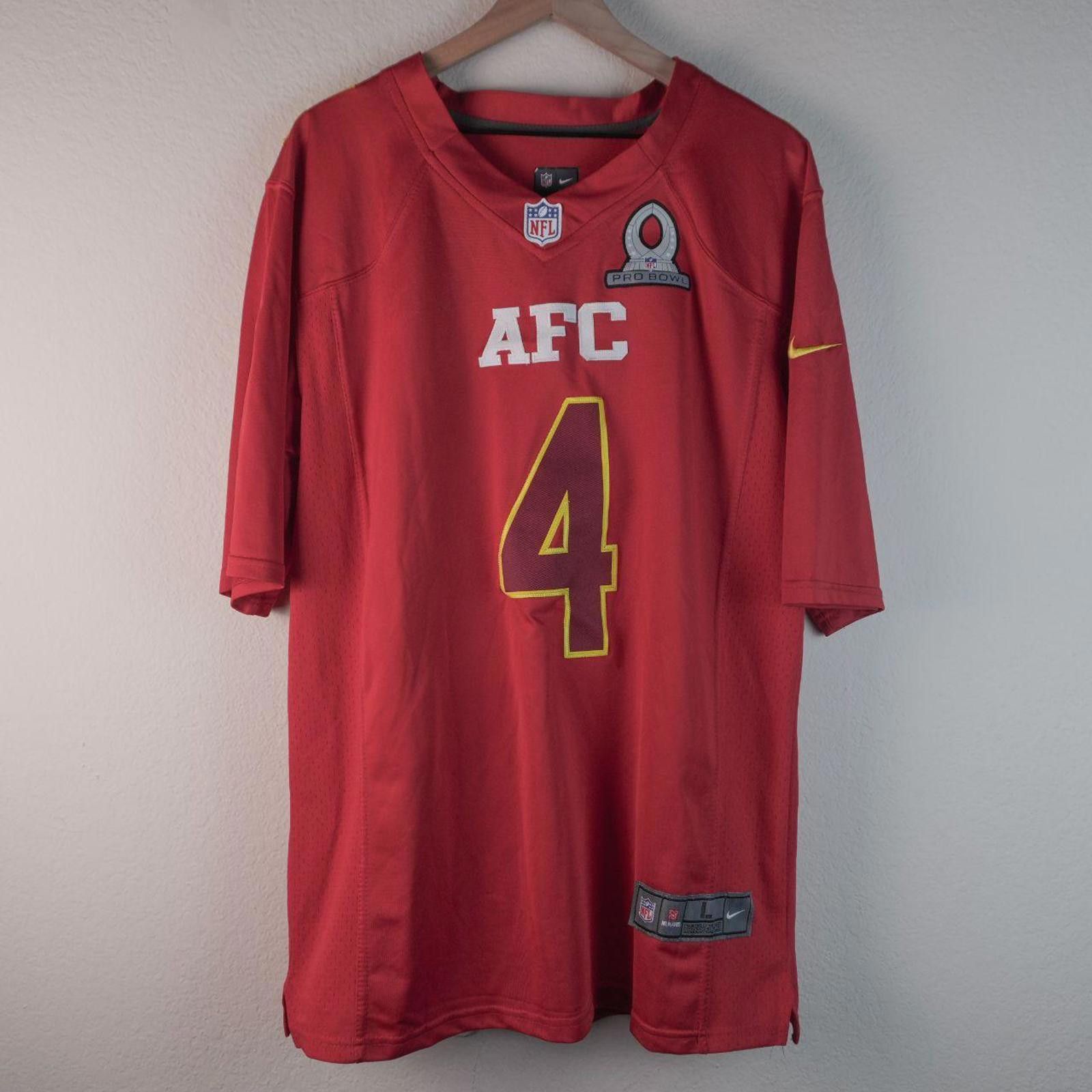 NFL NFL Jersey Men's L Red AFC Derek Carr Pro Bowl Size US L / EU 52-54 / 3 - 1 Thumbnail