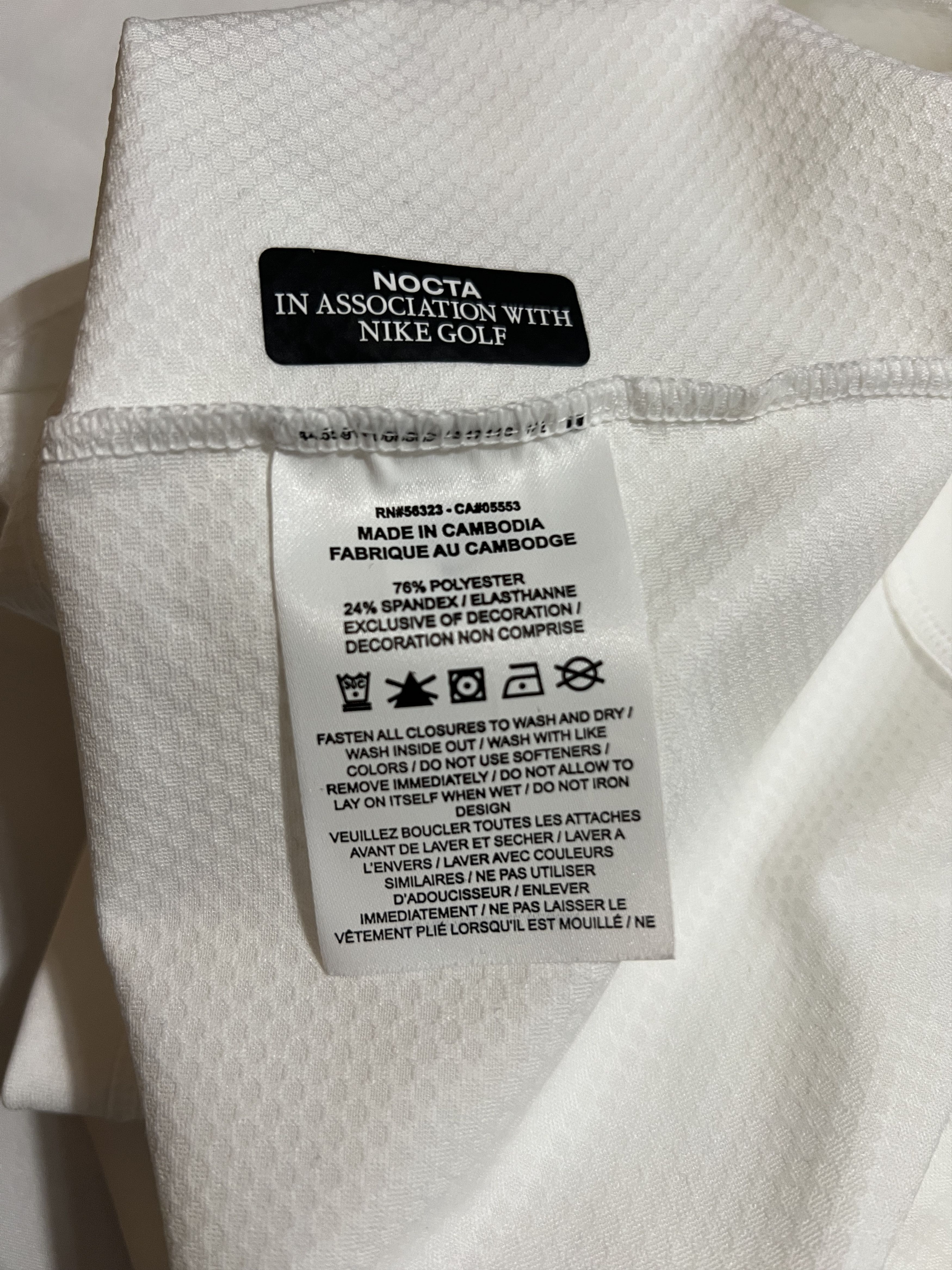 Drake NOCTA SHORT SLEEVE VALLEY MOCK NECK GOLF Size US XL / EU 56 / 4 - 4 Thumbnail