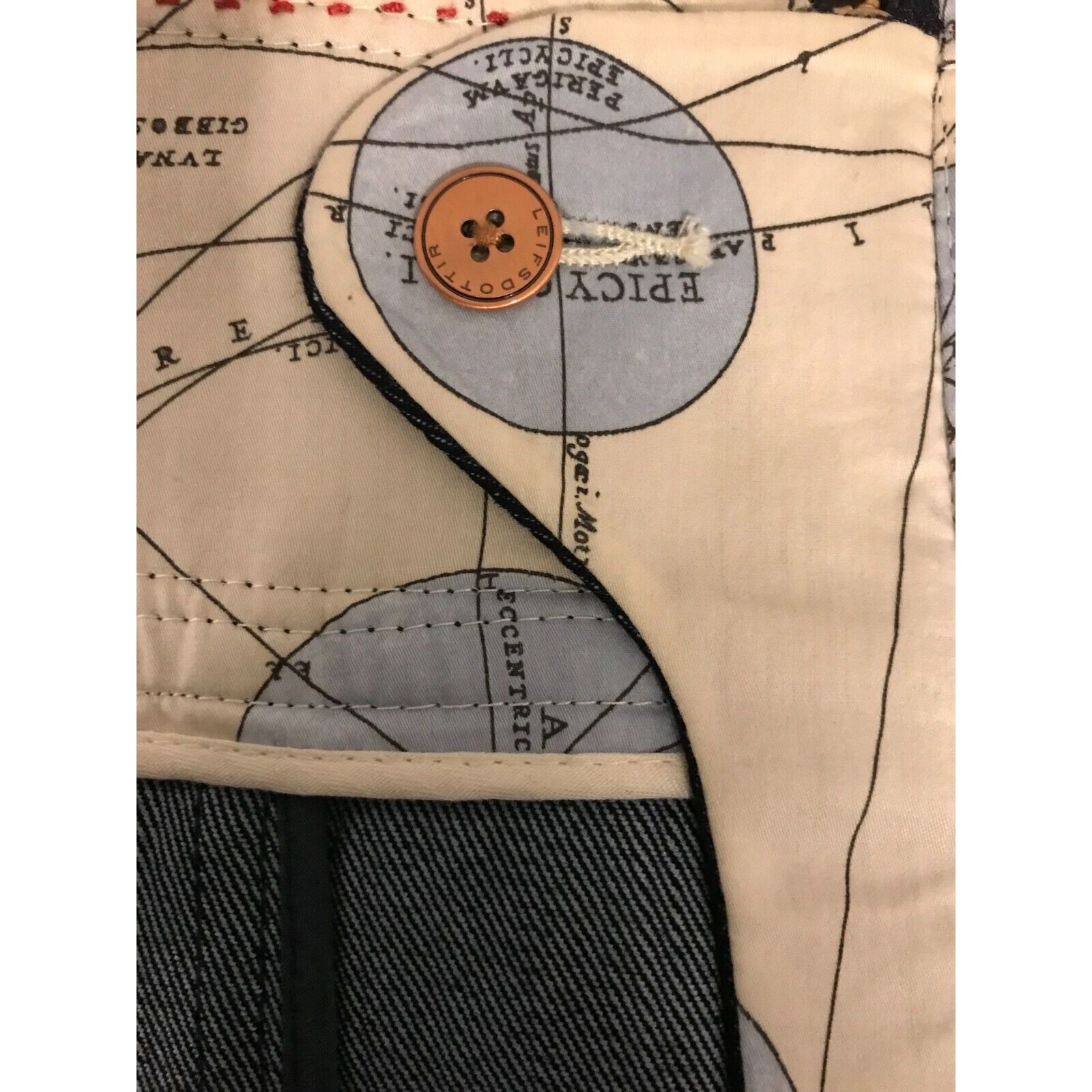 Anthropologie Anthropologie Leifsdottir Women's Gold Button Denim Skirt Size 26" / US 2 / IT 38 - 7 Thumbnail