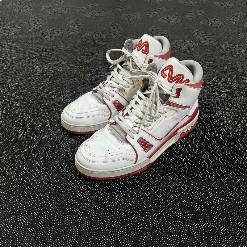 Louis Vuitton Louis Vuitton High-Top Trainer Sneakers for Men 0079 Size US 8.5 / EU 41-42 - 1 Thumbnail