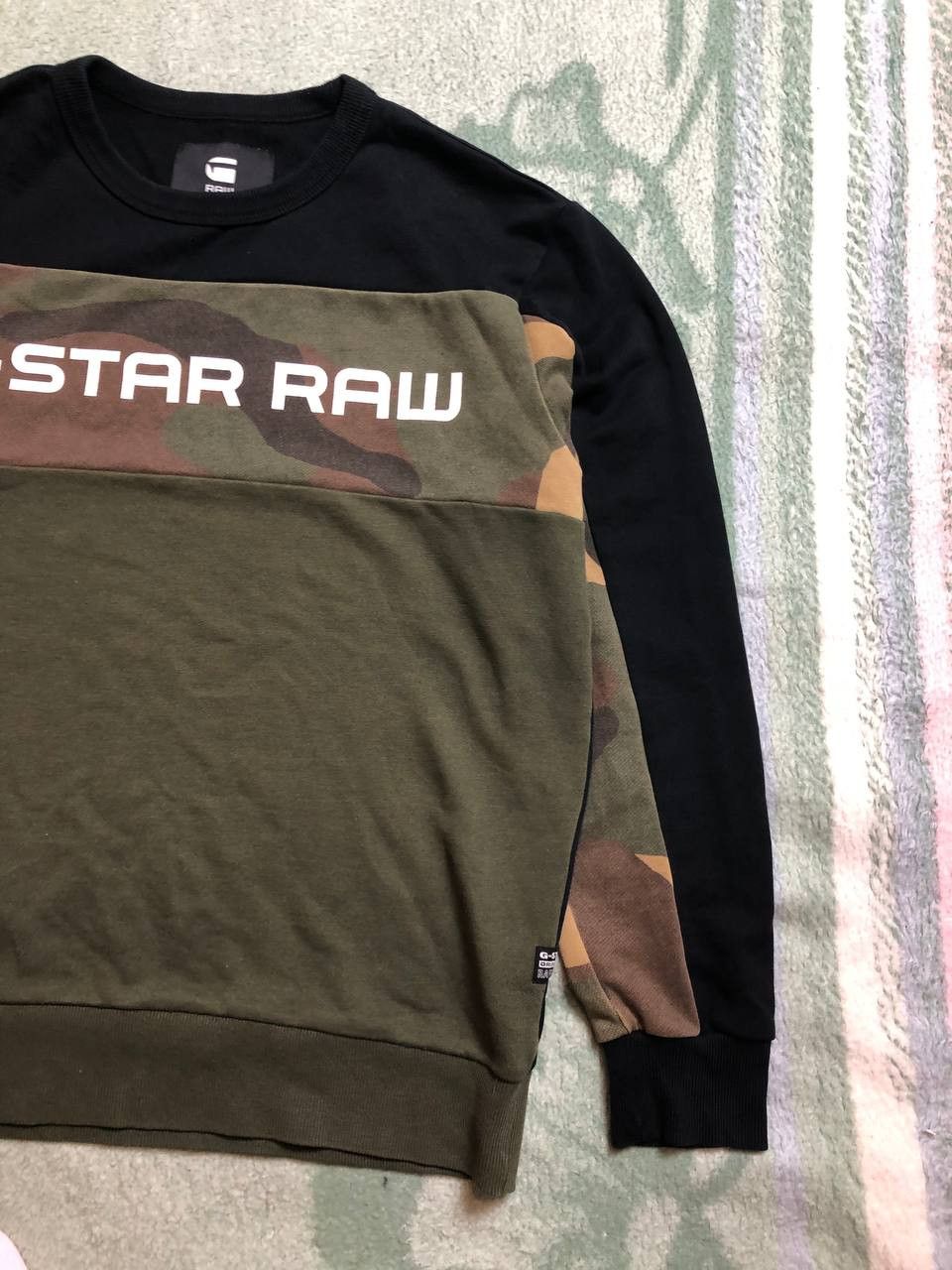 G-Star VINTAGE G-STAR RAW GRAPHIC CREW SWEATER Size US L / EU 52-54 / 3 - 6 Thumbnail