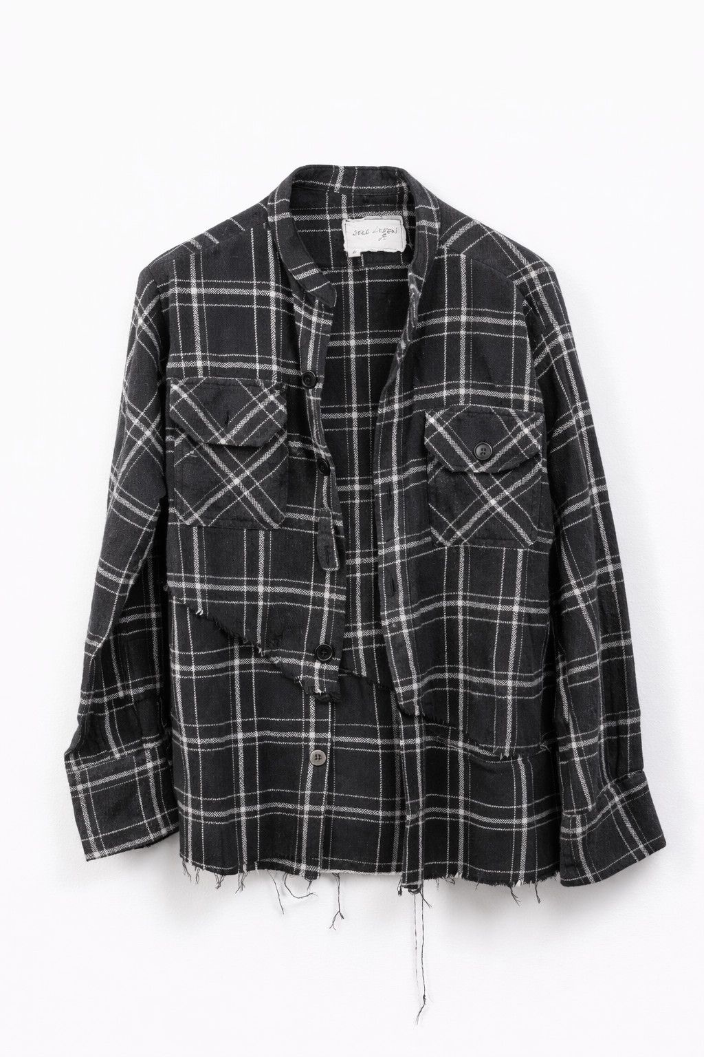 Greg Lauren Plaid black buttonup Size US S / EU 44-46 / 1 - 1 Thumbnail