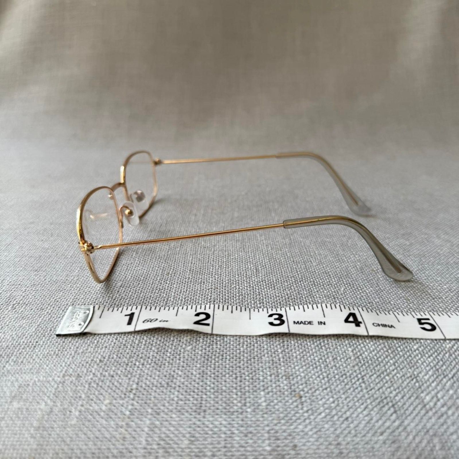 Other Clear frame gold glasses MENS Size ONE SIZE - 4 Thumbnail
