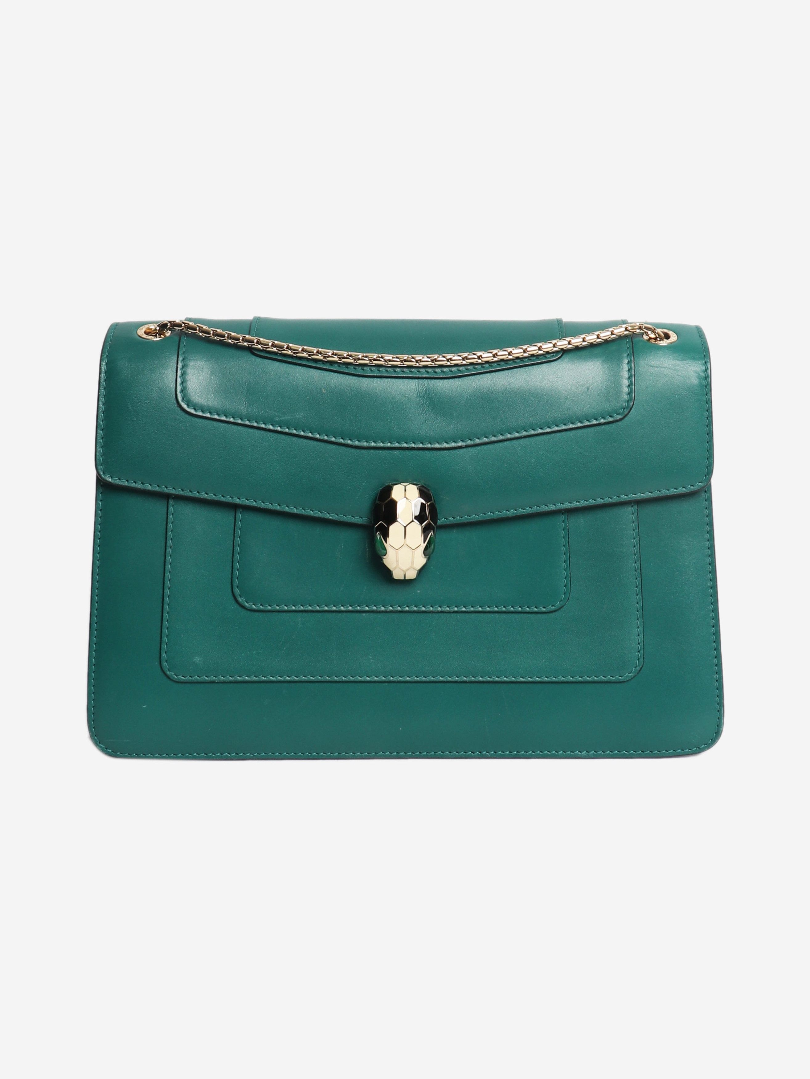 Bvlgari Green Serpenti Forever shoulder bag Size ONE SIZE - 1 Thumbnail