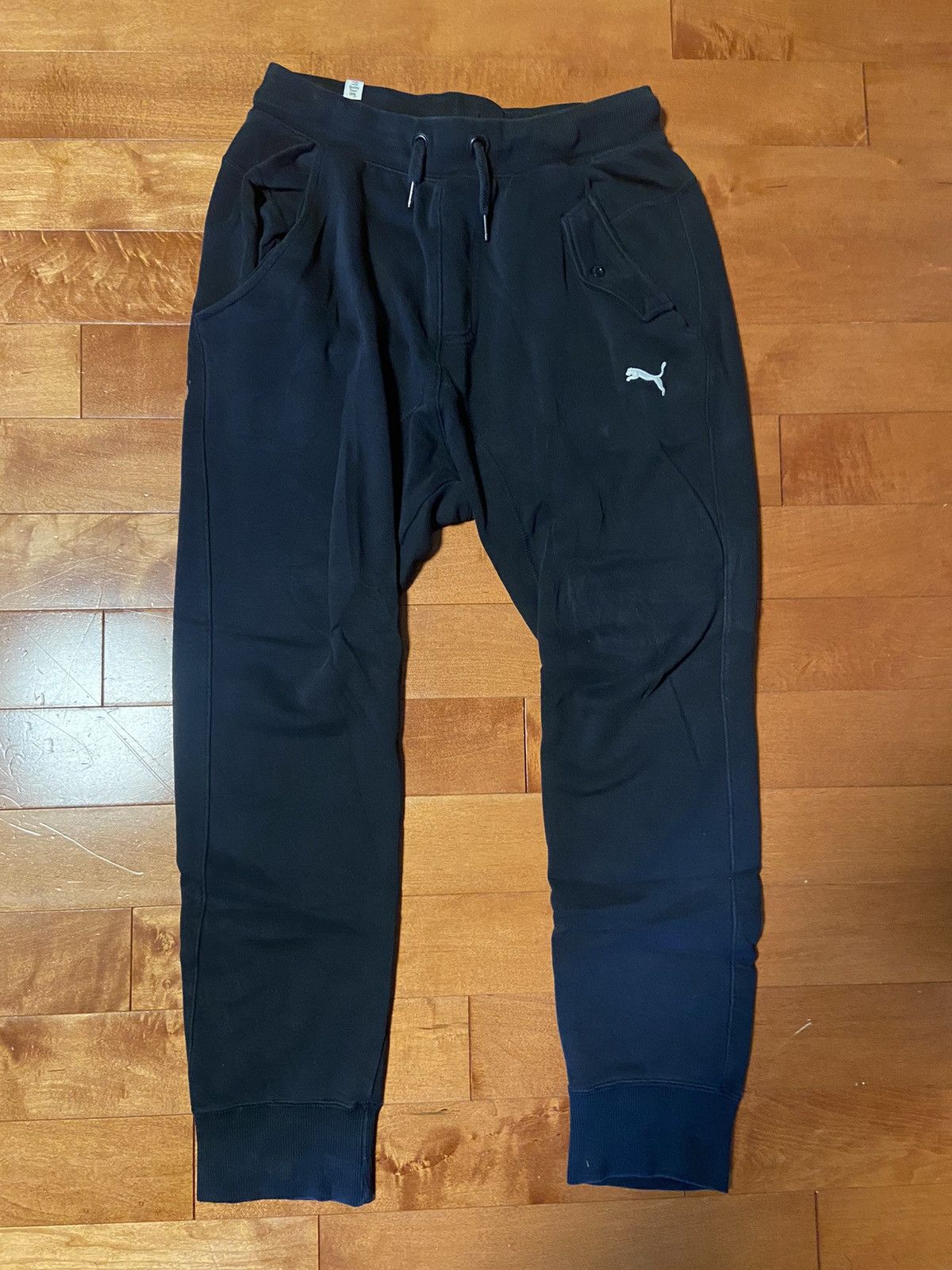 Puma Puma Black Sweatpants | Size Small Size US 30 / EU 46 - 1 Thumbnail