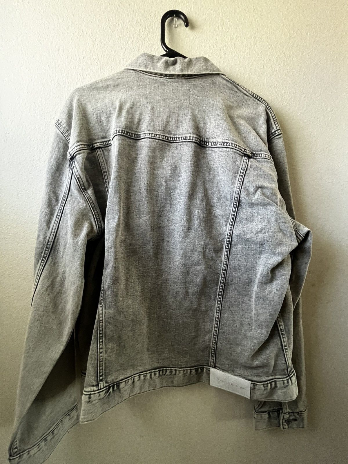 Calvin Klein Calvin Klein Denim Jacket Grey Size US XL / EU 56 / 4 - 2 Thumbnail