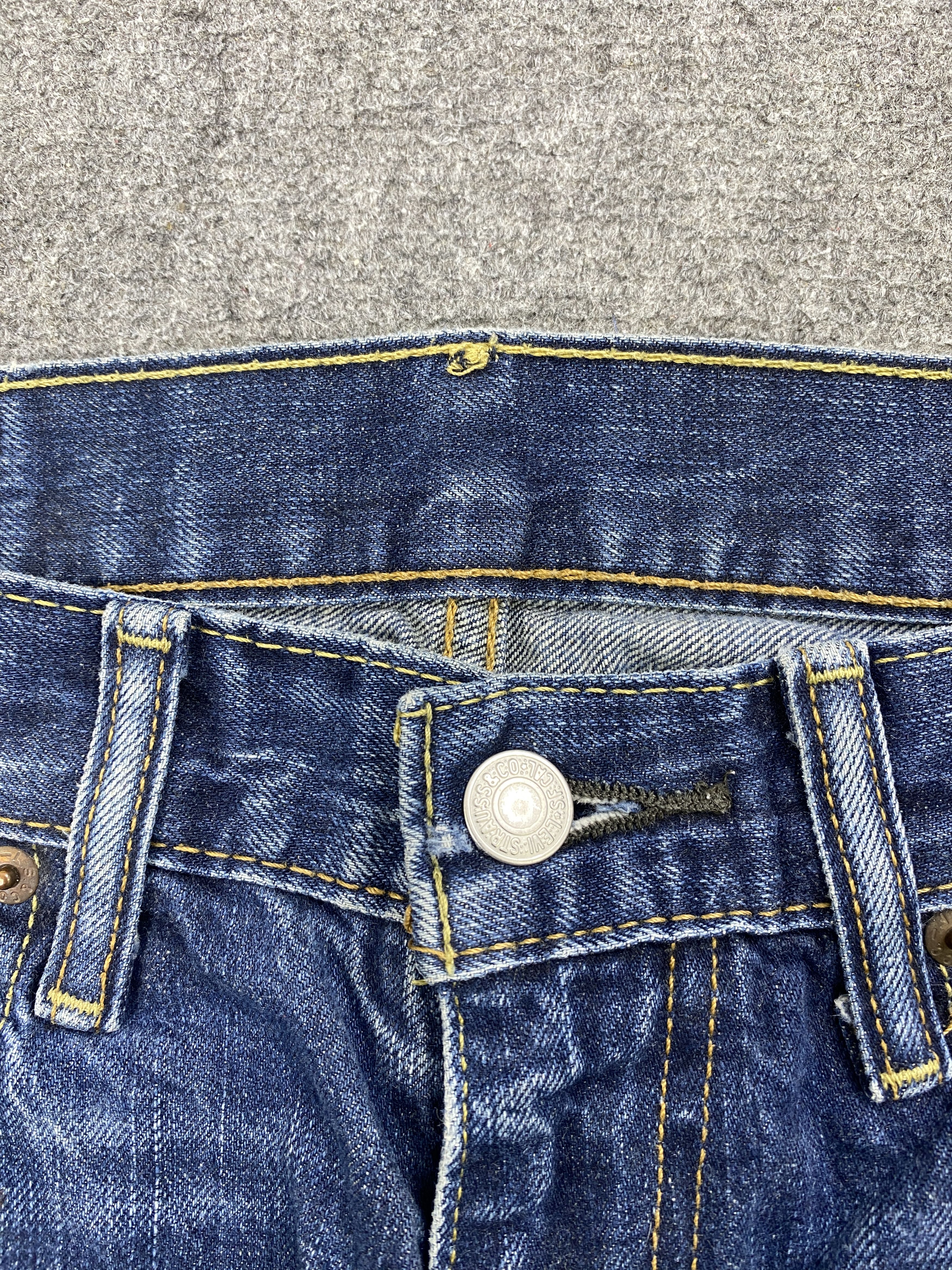 Levi's × Vintage Splatter Paint Vintage Levi's 527 Bootcut Jeans Size US 30 / EU 46 - 8 Thumbnail