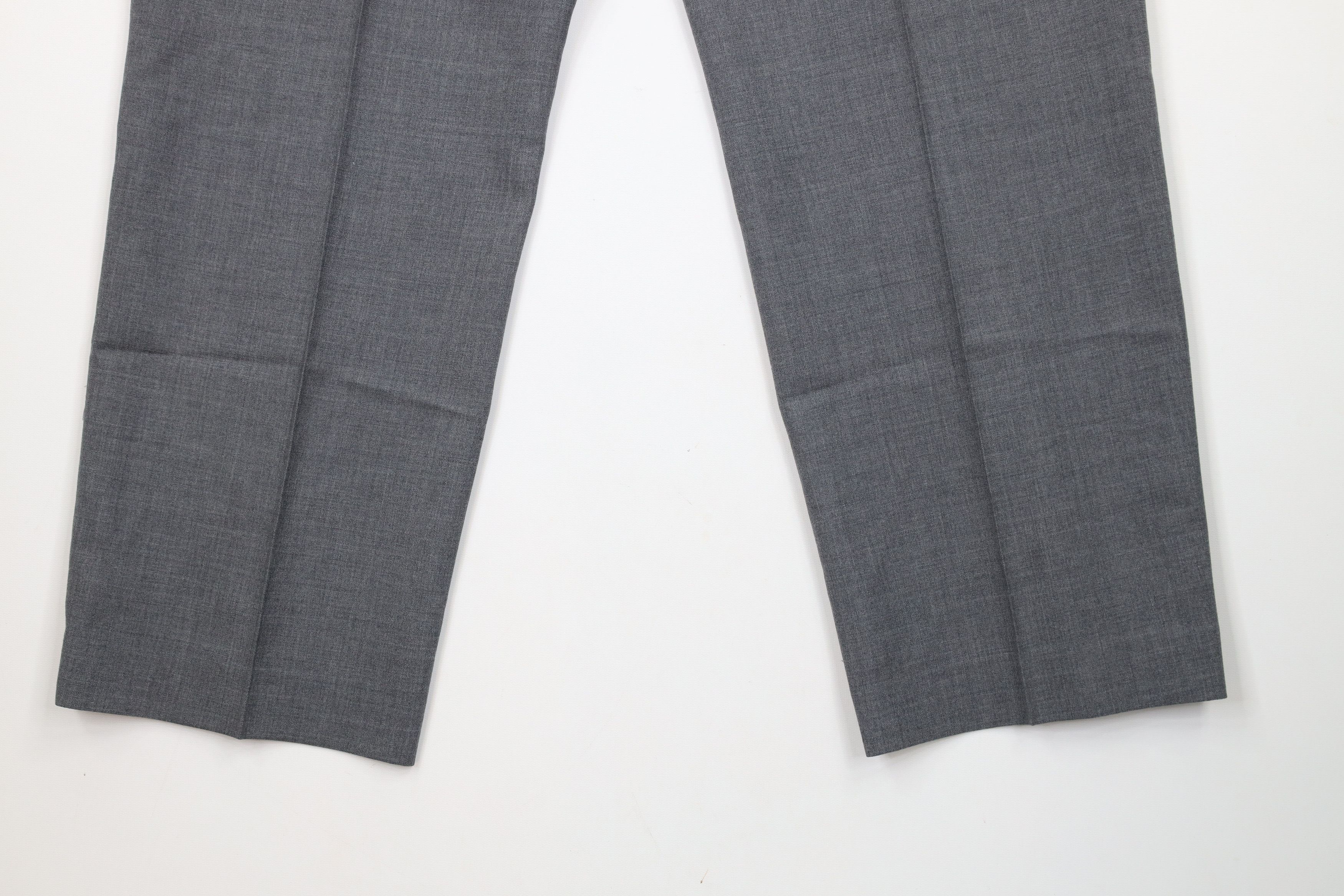 Lands' End × Vintage Vintage 90s Lands End Wide Leg Chino Pants Heather Gray USA Size US 36 / EU 52 - 12 Thumbnail