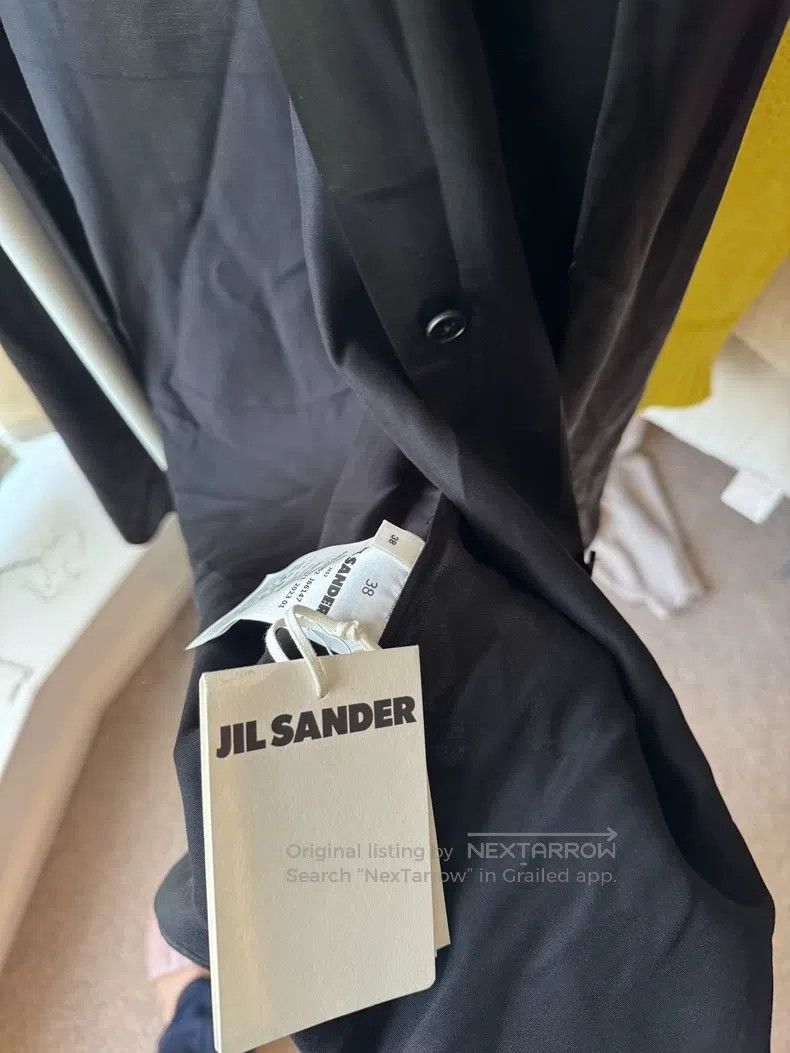 Jil Sander Jil Sander Black Satin Shirt Size M / US 6-8 / IT 42-44 - 6 Thumbnail