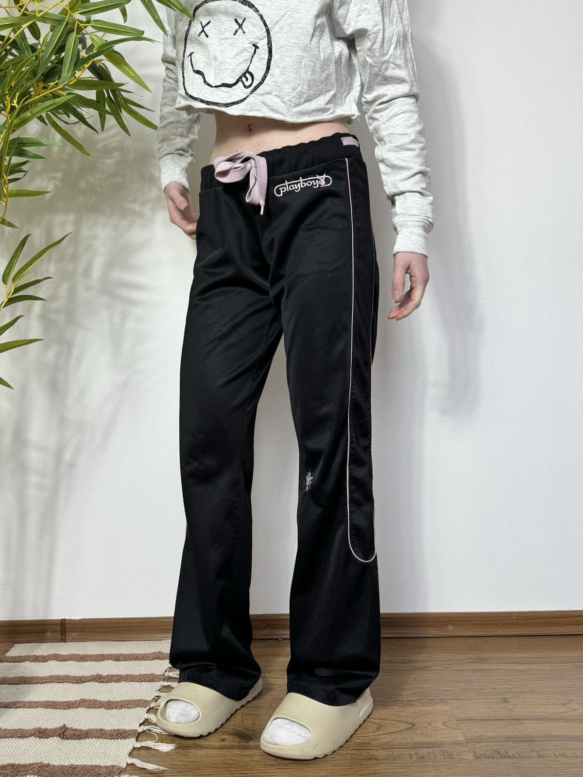 Playboy VINTAGE PLAYBOY 2000s STRAIGHT PANTS Size 28" / US 6 / IT 42 - 3 Thumbnail
