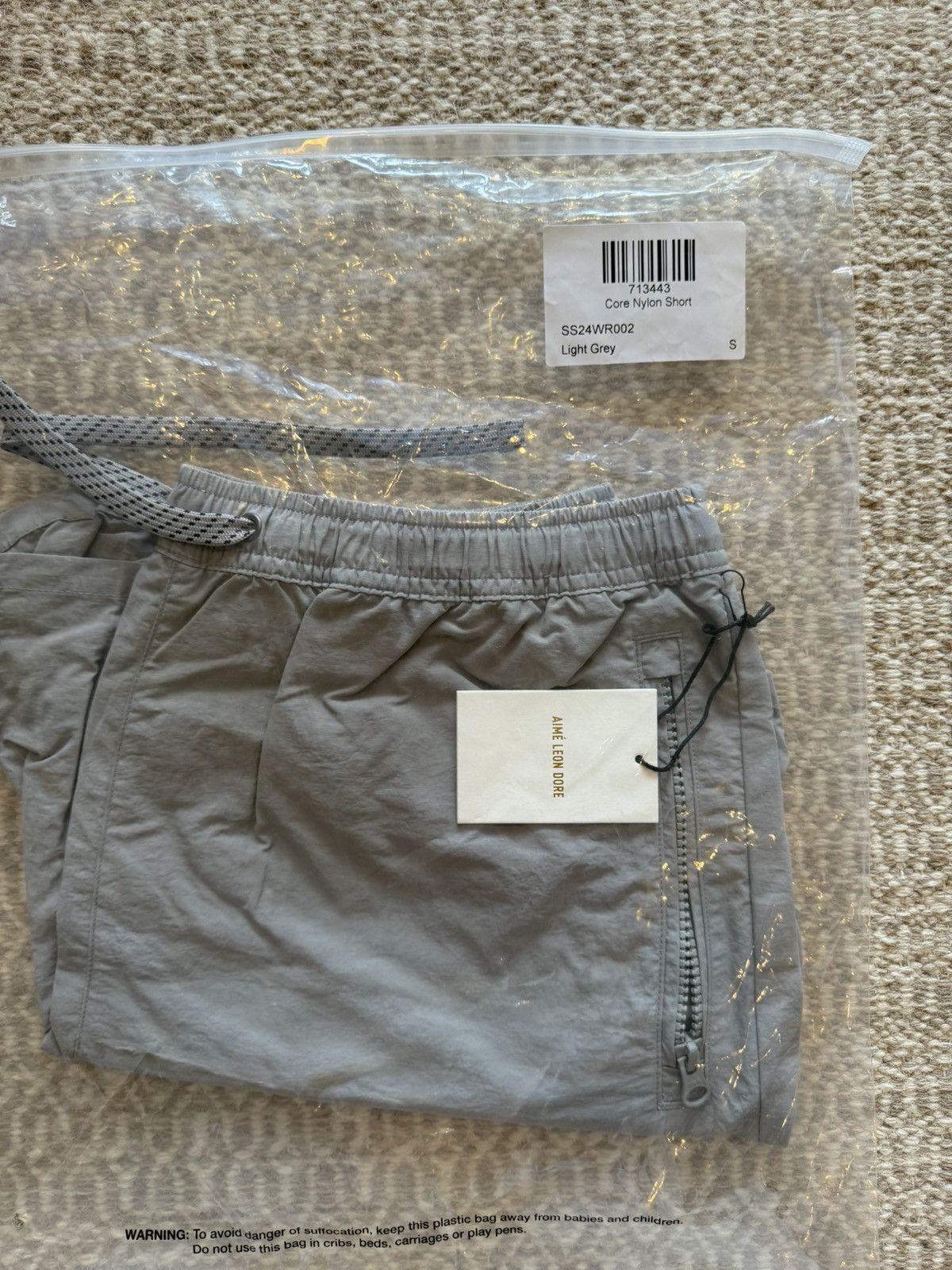 Aime Leon Dore Aimie Leon Dore Light Grey Luxury Core Shorts Size US 30 / EU 46 - 3 Thumbnail