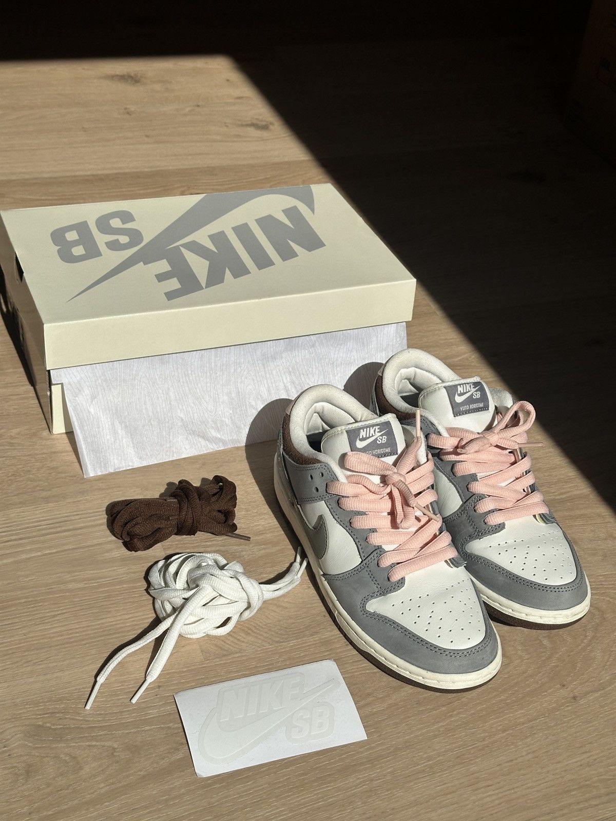 Nike Nike SB Dunk Low x Yuto Horigome Wolf Grey Size US 7.5 / EU 40-41 - 1 Thumbnail