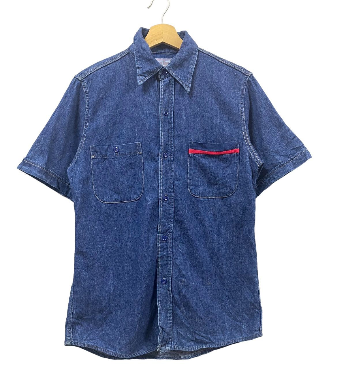 Blue Blue Japan Blue Blue Denim Shirt Button Size US M / EU 48-50 / 2 - 1 Thumbnail