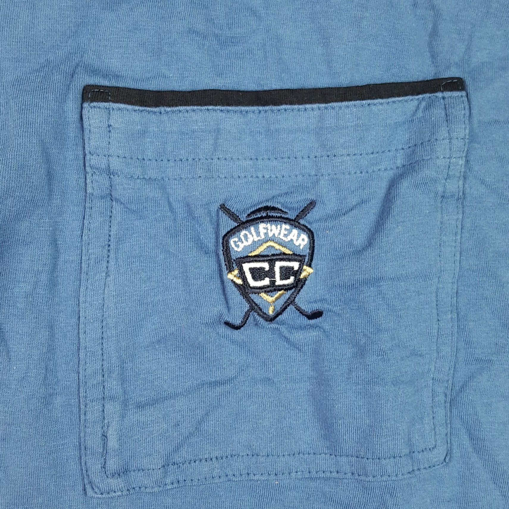 Vintage VINTAGE MunsingWear Polo Shirt Shirt Men Blue Size L Short Sleeve Casual Polo Shirt 90s Golf Preppy Retro Sports Size US L / EU 52-54 / 3 - 3 Thumbnail