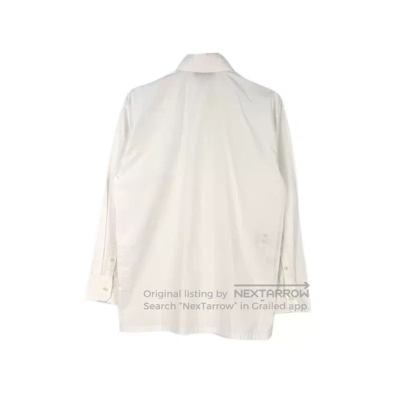 Prada Prada White pocket triangle logo shirt Size XS / US 0-2 / IT 36-38 - 2 Thumbnail