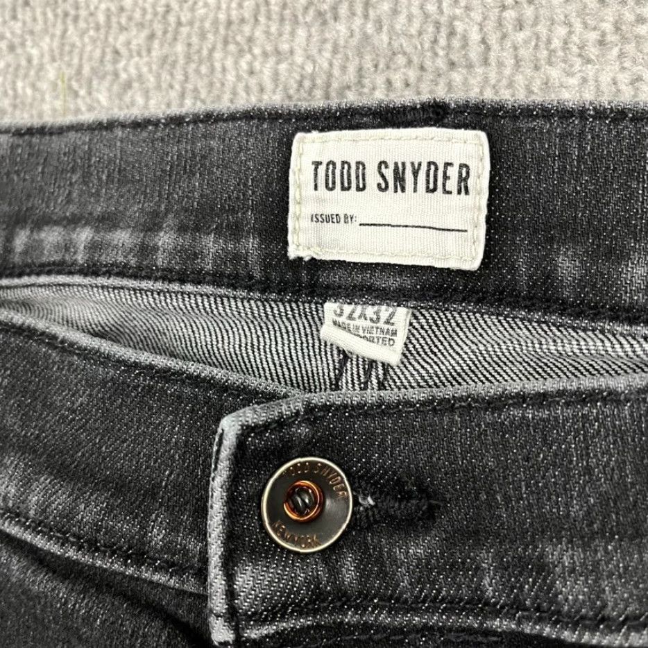 Todd Snyder Todd Snyder Jeans Slim Fit 32x32 Gray Stretch 5-Pocket Tapered Mens Size US 32 / EU 48 - 4 Thumbnail