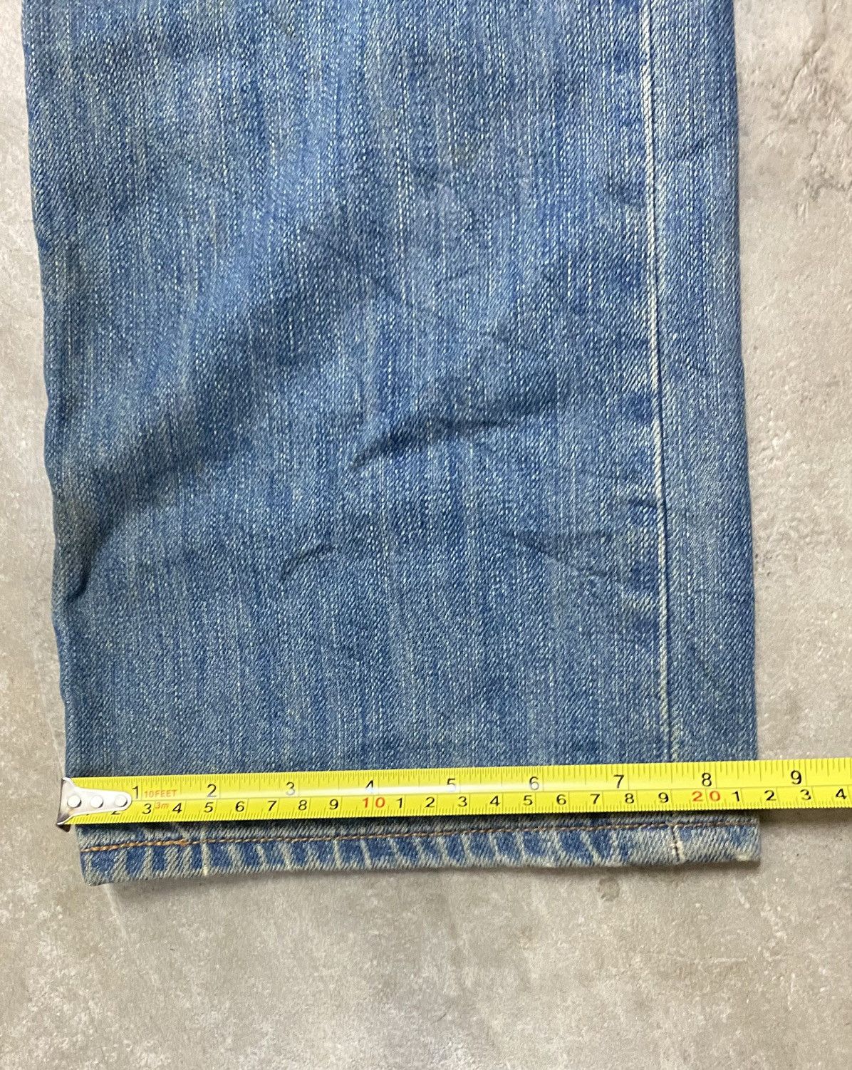Levi's Original 501 Levi’s Straight Leg Kurt Kobain Grunge Design Size US 33 - 15 Thumbnail