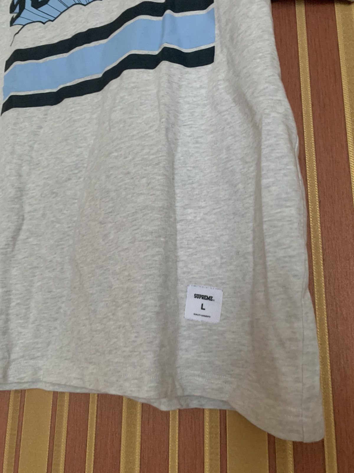 Supreme Supreme Shirt Men Grey Black Cotton Cloud Arc Graphic Size US L / EU 52-54 / 3 - 3 Thumbnail