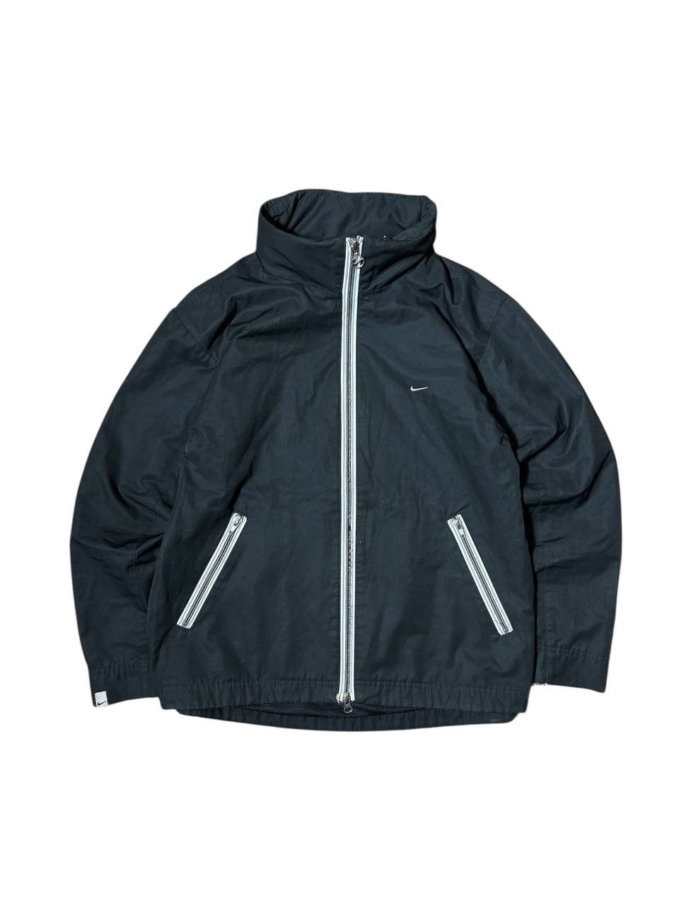 Nike Vintage 90's Nike Drill Nylon Hood Light Jacket Size US S / EU 44-46 / 1 - 3 Thumbnail