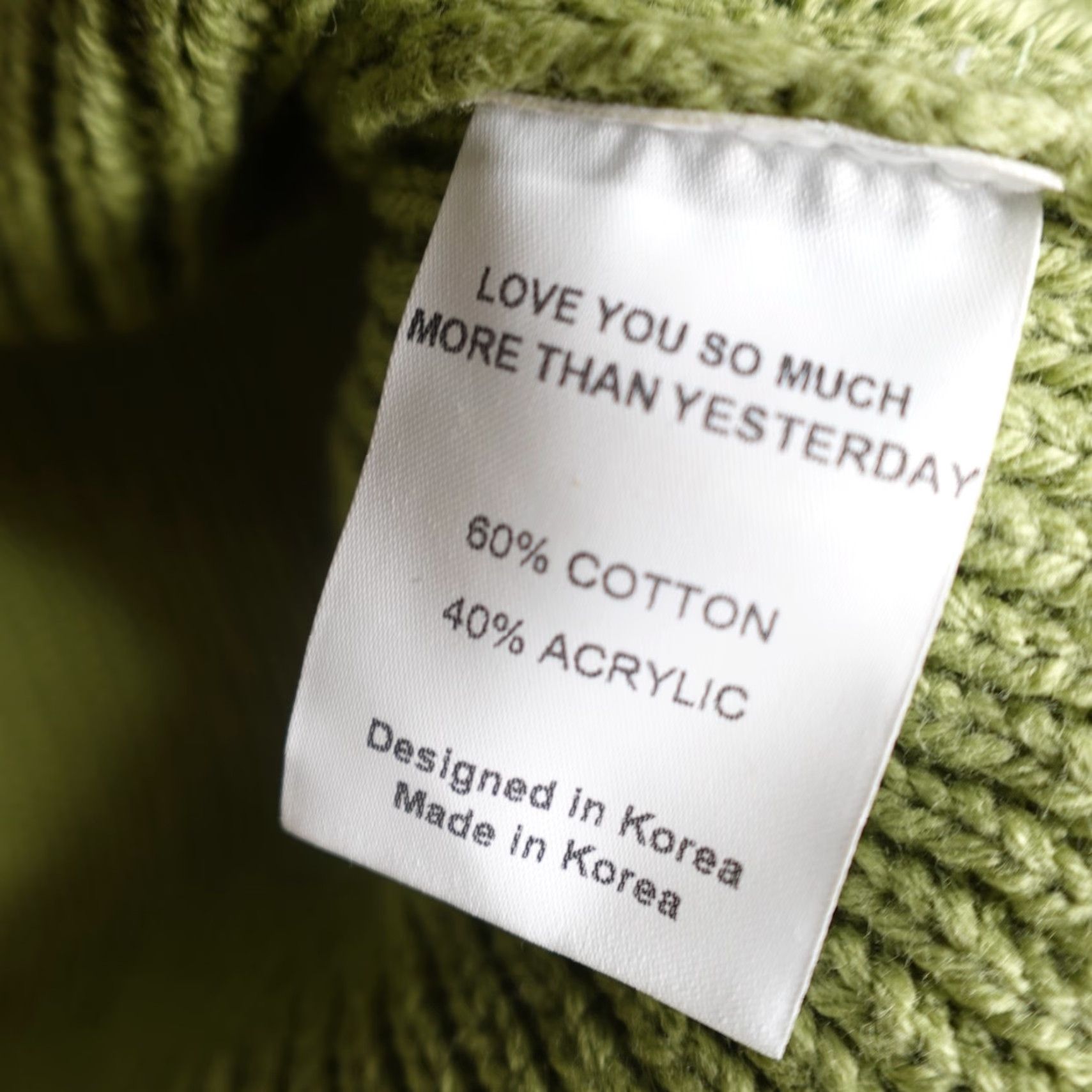 Vintage More Than Yesterday Womens Sweater M Green Solid Cold Shoulder Pullover Knit Long Sleeve Casual Vintage: No Size M / US 6-8 / IT 42-44 - 5 Thumbnail