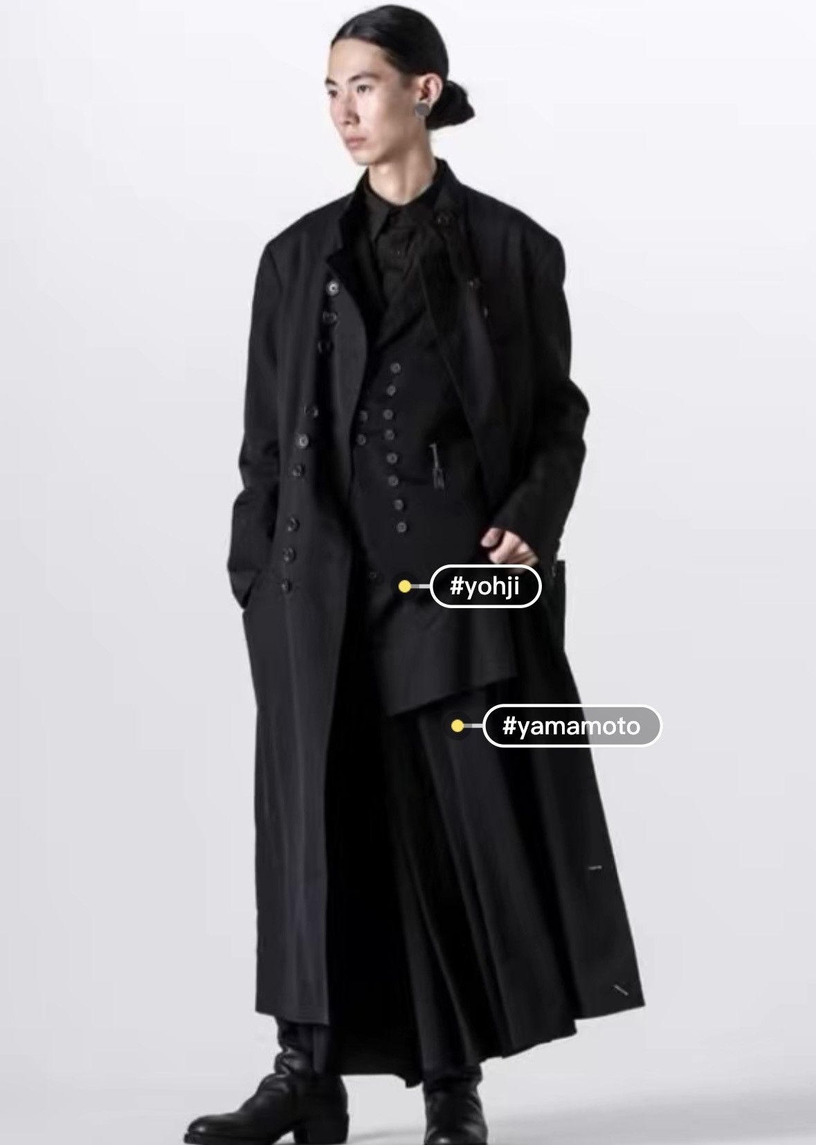 Yohji Yamamoto Yohji Yamamoto Napoleon Coat wxx Size US L / EU 52-54 / 3 - 7 Thumbnail