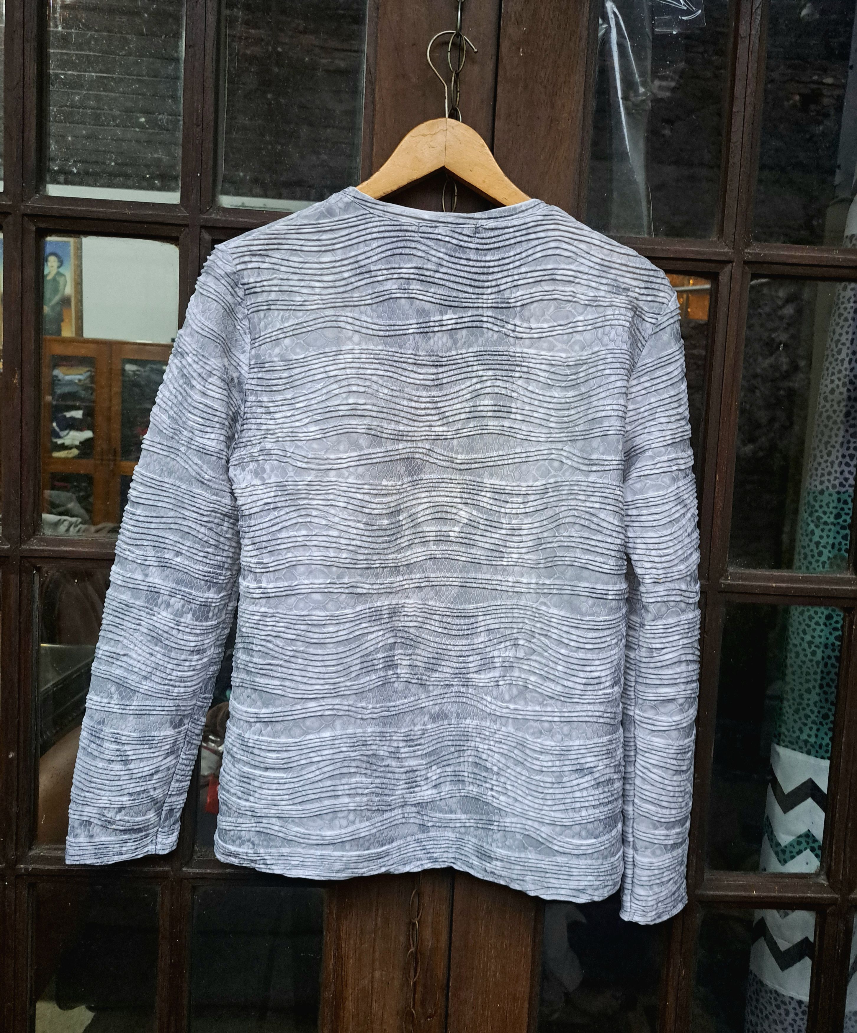 If Six Was Nine Tornado Mart Pleated Long Sleeve Tshirt Size Large Size L / US 10 / IT 46 - 3 Thumbnail