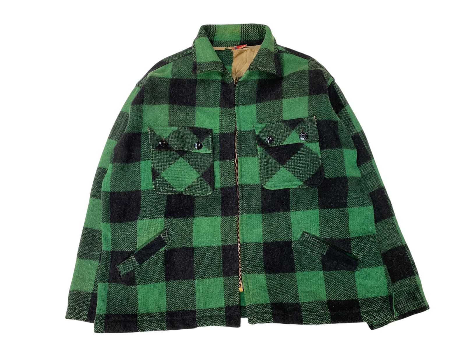 Vintage Vtg Spiegel Workmaster Wool Jacket Plaid– Made in USA Size US L / EU 52-54 / 3 - 2 Thumbnail