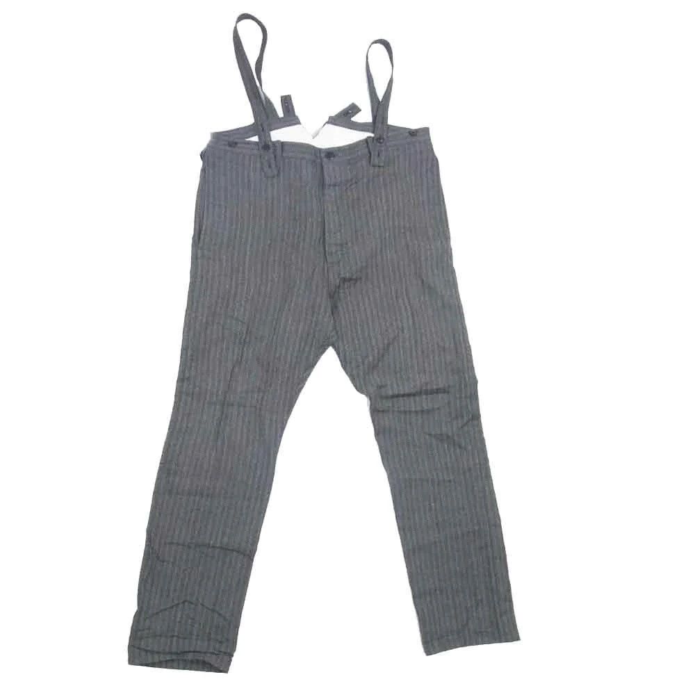 image of Visvim 21Ss Travailler Brace Herringbone Pants Trousers in Grey, Men's (Size 30)