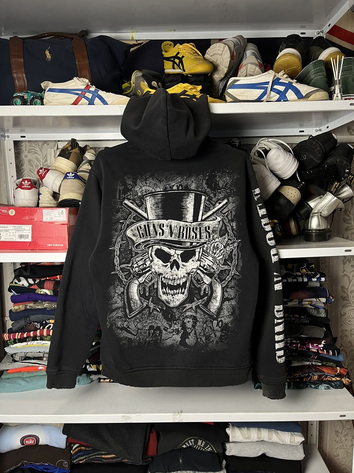 Band Tees Vintage Guns N Roses Distressed Faded Zip Hoodie Size US M / EU 48-50 / 2 - 4 Thumbnail