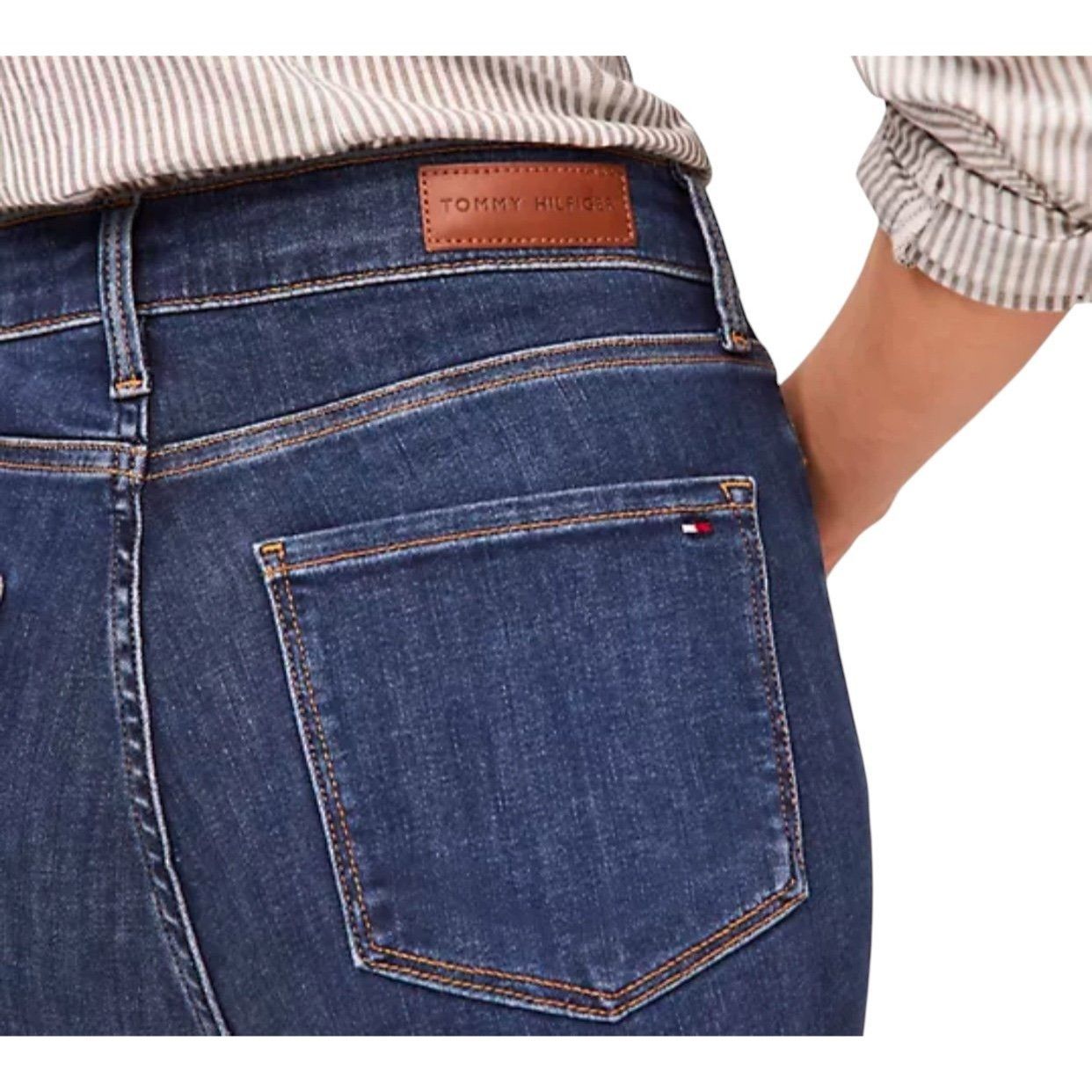 Tommy Hilfiger Tommy HilfigerHigh-Rise Dark Wash Skinny Jean size 2 ( 26) n Size 26" / US 2 / IT 38 - 4 Thumbnail