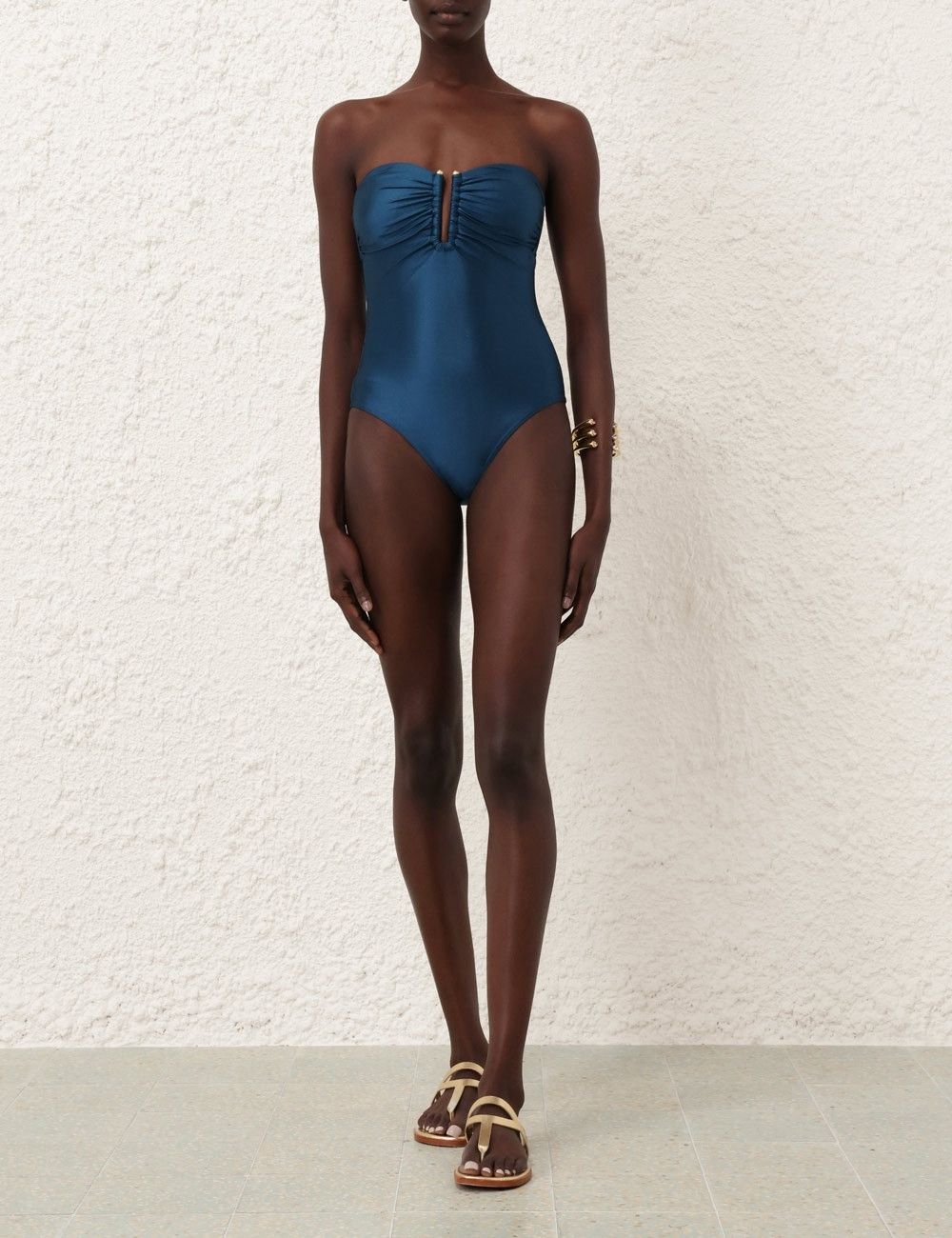 Zimmermann oc11z0525 Lightburst Swimsuit in Deep Blue Size S / US 4 / IT 40 - 5 Thumbnail