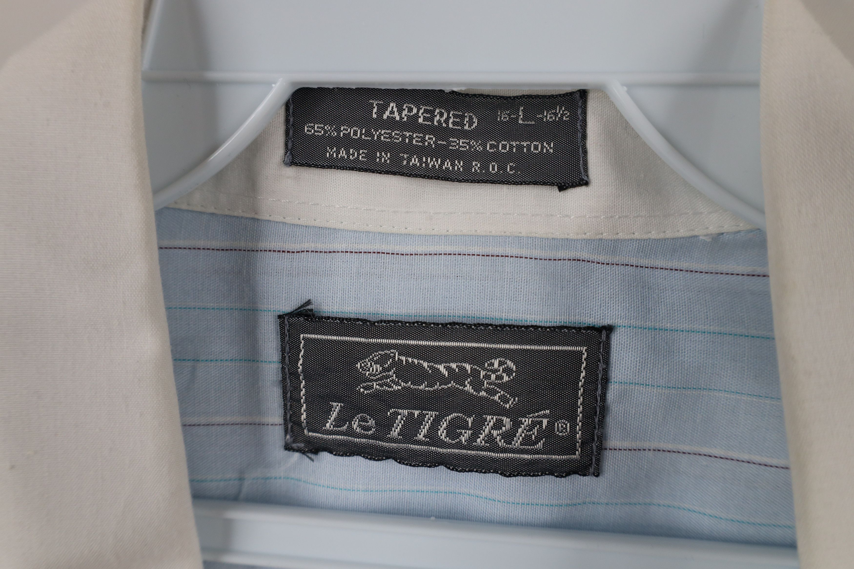 Vintage Vintage 90s Streetwear Striped Collared Button Down Shirt Size US L / EU 52-54 / 3 - 7 Thumbnail