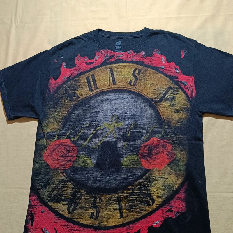 Guns N' Roses Vintage Y2K Guns N´ Roses Black Tshirt Band Tee Mens M 2008 Size US M / EU 48-50 / 2 - 3 Thumbnail