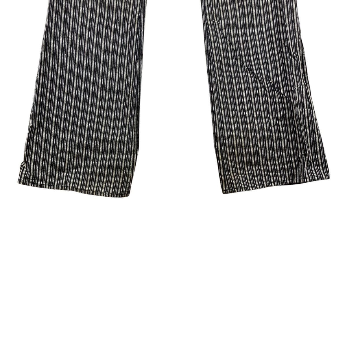 Japanese Brand DOMINGO Stripe flare denim pants Size US 28 / EU 44 - 14 Thumbnail