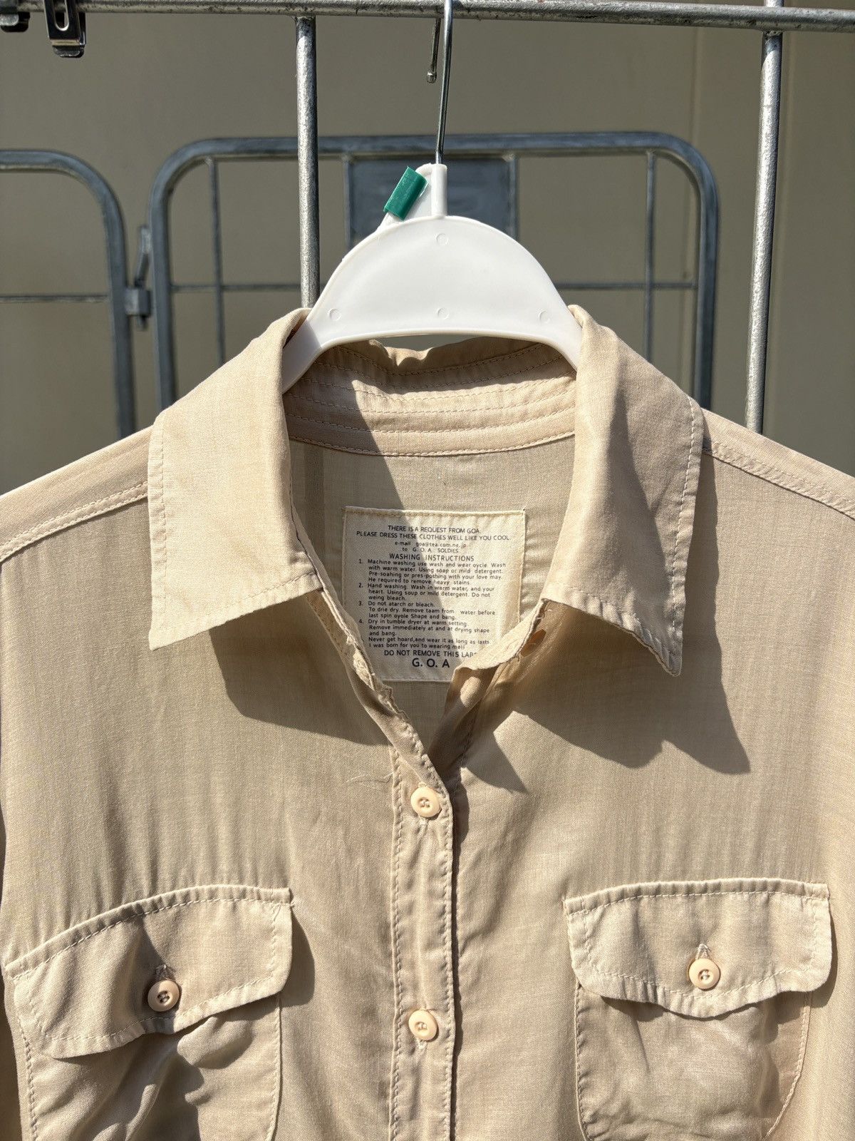 GOA G.O.A beige shirt Size ONE SIZE - 9 Thumbnail