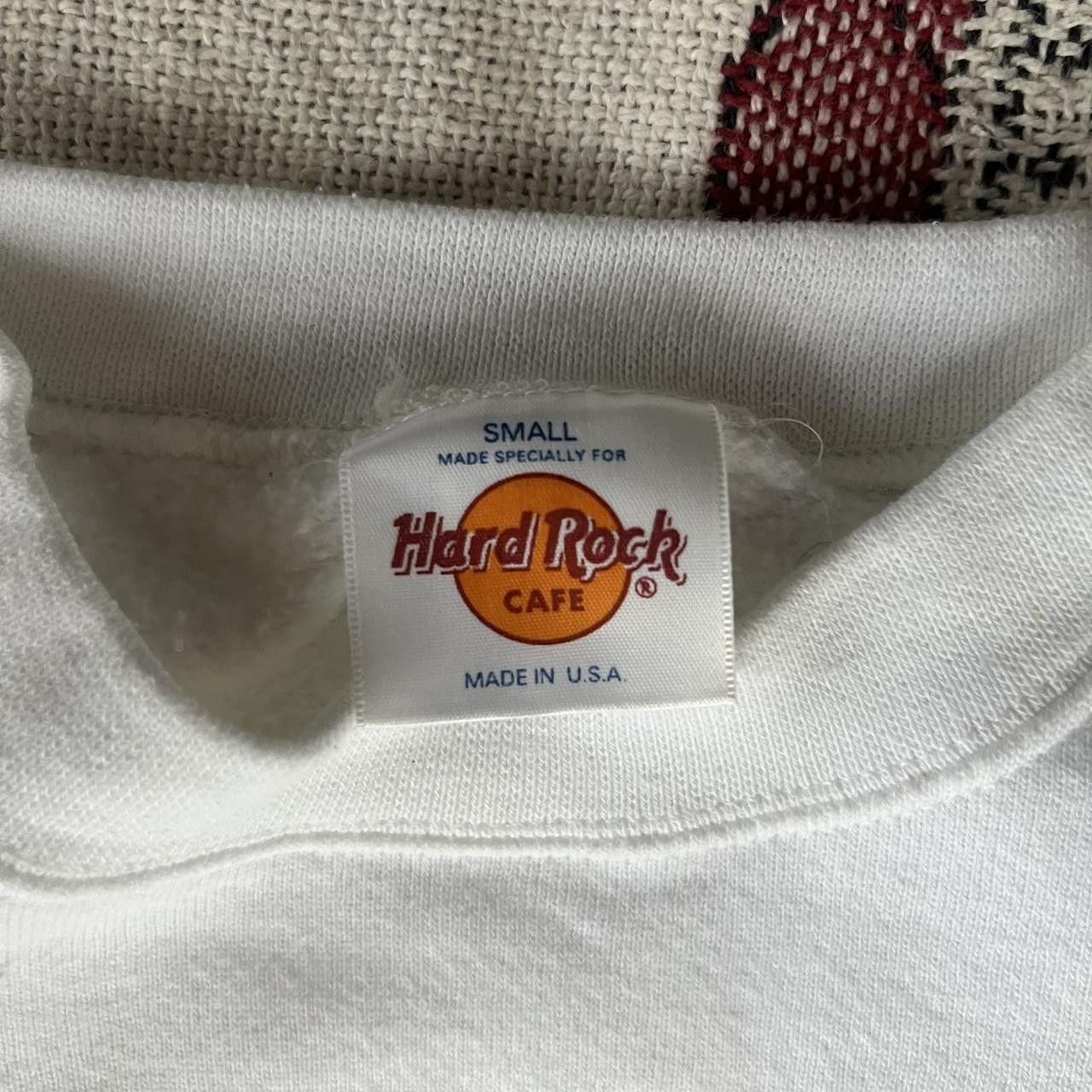 Hard Rock Cafe Crazy Vintage Y2K 2000s Hard Rock Cafe Orlando Essential Made in USA White Sweatshirt! Size US S / EU 44-46 / 1 - 6 Thumbnail