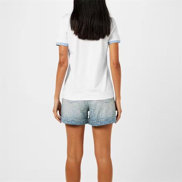 Balmain o1g2r1mq0924 T-Shirts in Blanc & Blue Size S / US 4 / IT 40 - 5 Thumbnail