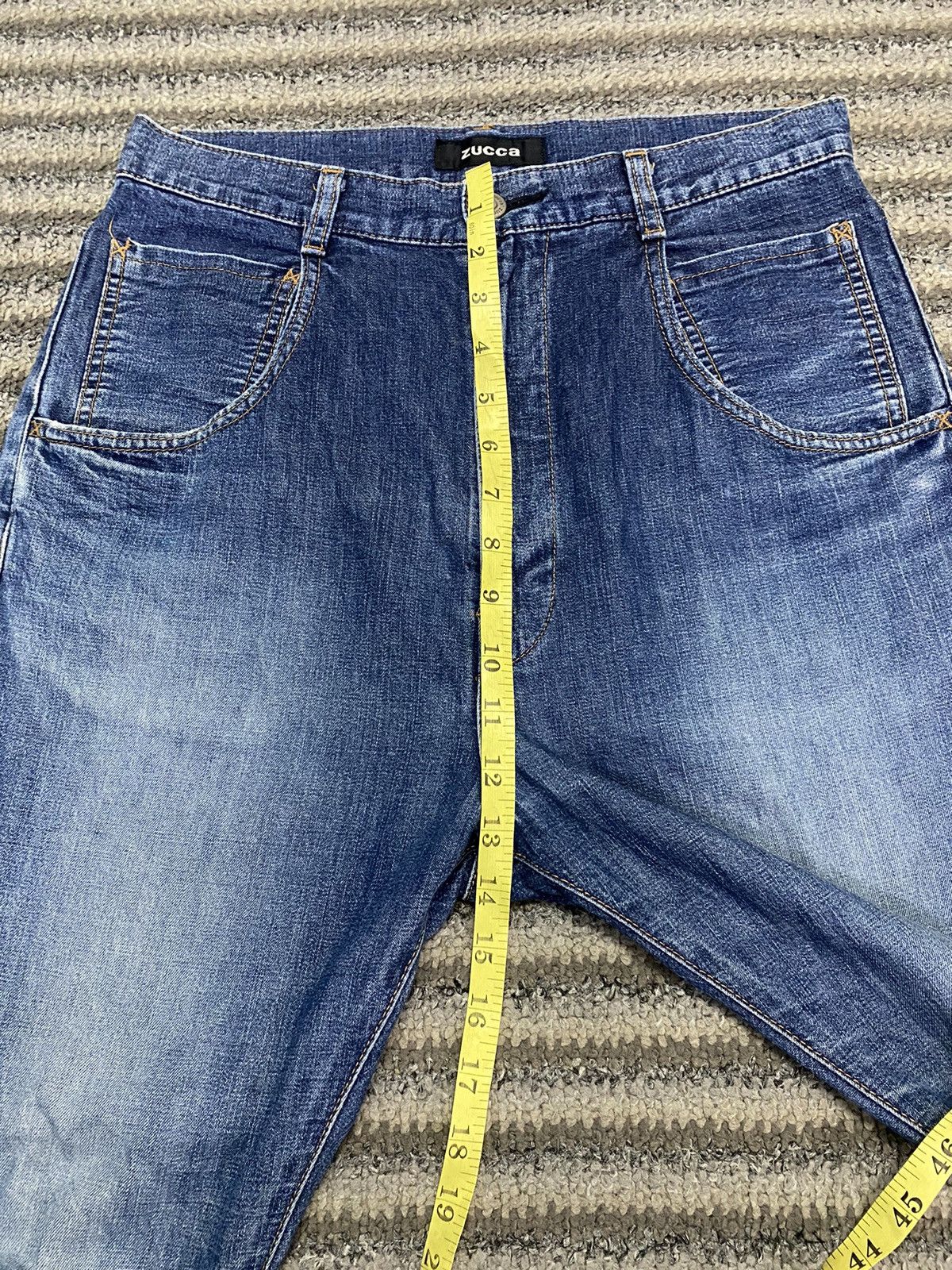 Zucca Zucca Skinny Distressed Baggy Selvedge Jeans Size US 29 - 19 Thumbnail