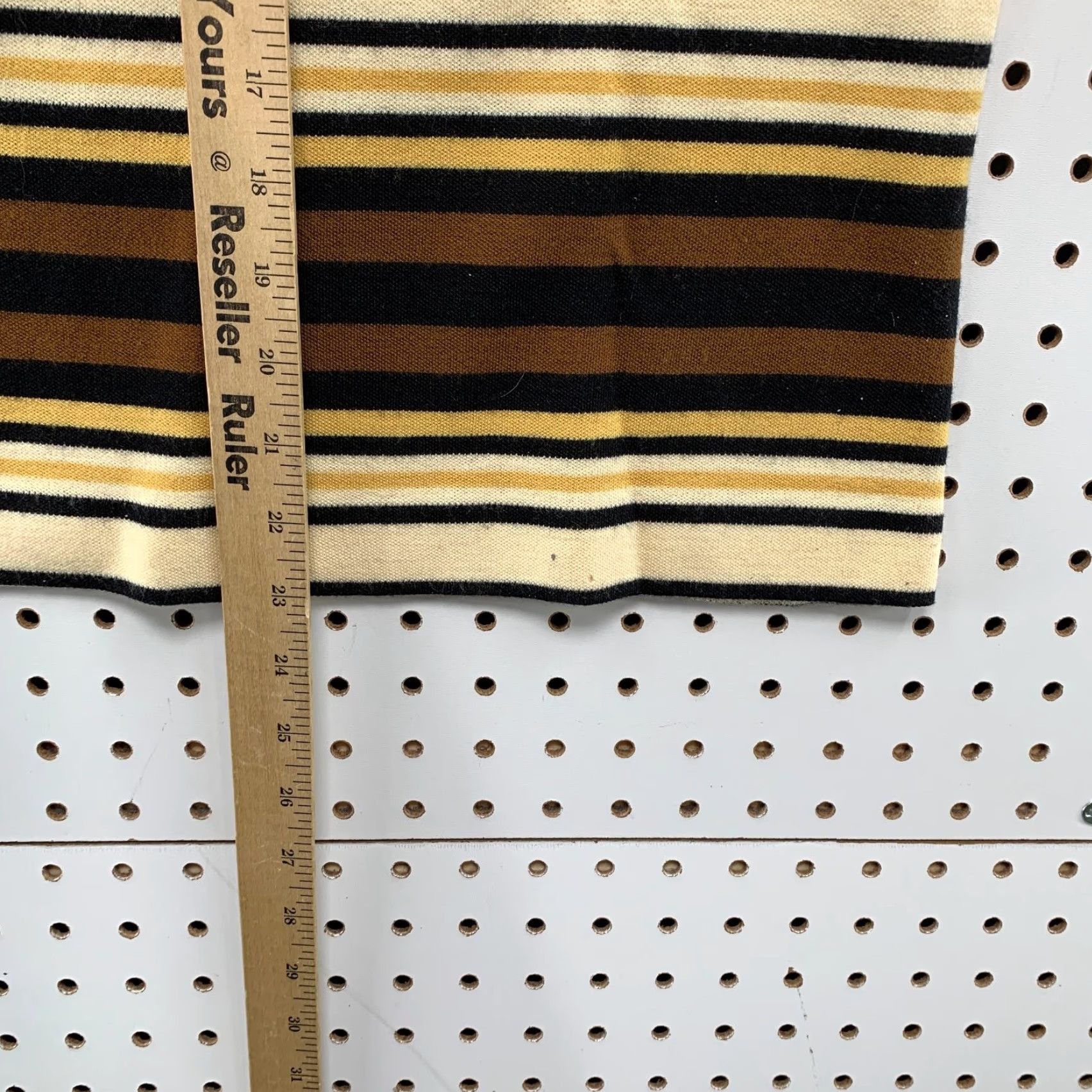 Catalina VINTAGE Catalina Sweater Vest Womens M Beige Striped Crew Neck Back Zip 7/8 Knit 60s 70s Winter Fall Mens Womens Boys Girls Size M / US 6-8 / IT 42-44 - 7 Thumbnail