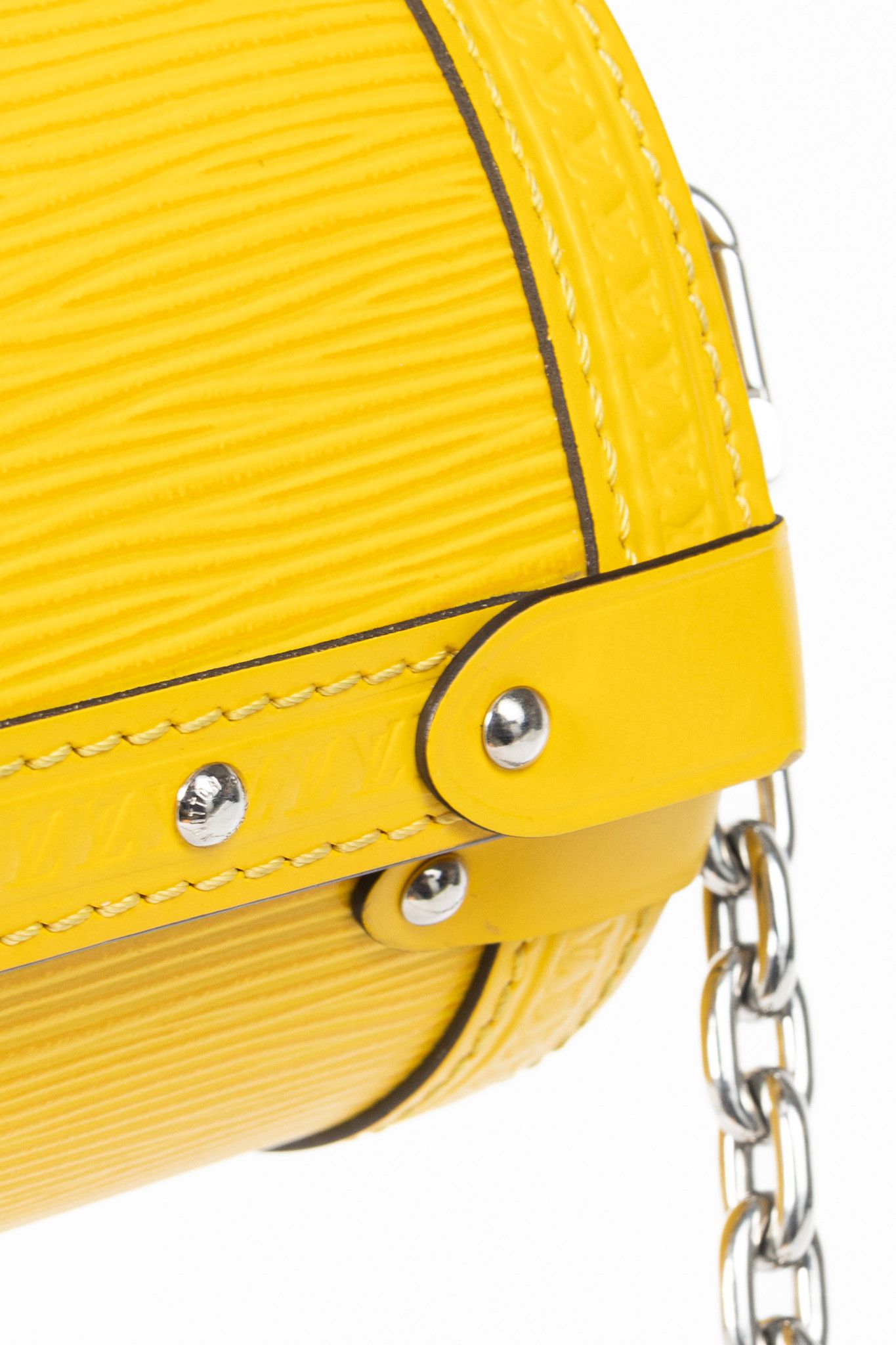 Louis Vuitton Louis Vuitton Papillon Trunk Jaune Epi Leather Handbag Size ONE SIZE - 9 Thumbnail