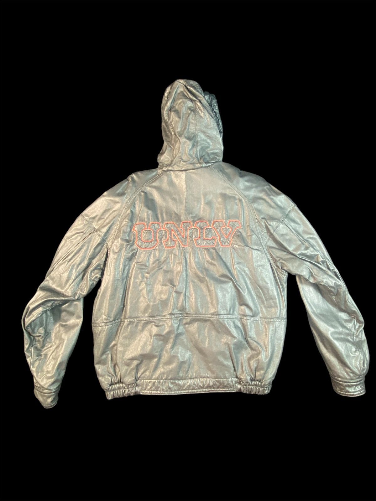 Mirage × Vintage VTG 90s Vintage Mirage First String Leather UNLV Bomber Size US L / EU 52-54 / 3 - 2 Thumbnail