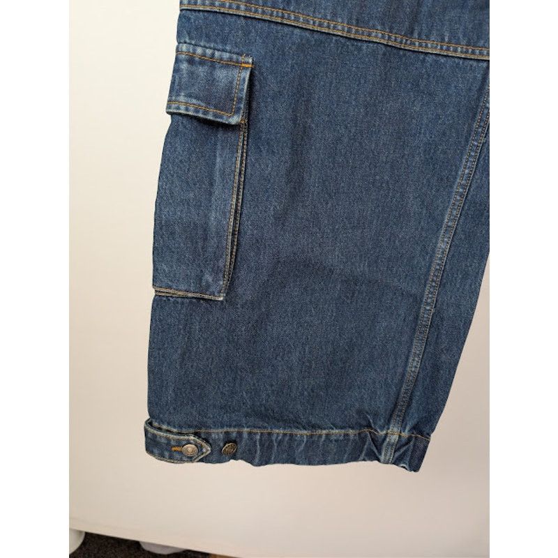 Gucci o1rshd1 Eco-Washed Organic Denim Cargo Pant in Blue / Mix Size US 36 / EU 52 - 8 Thumbnail