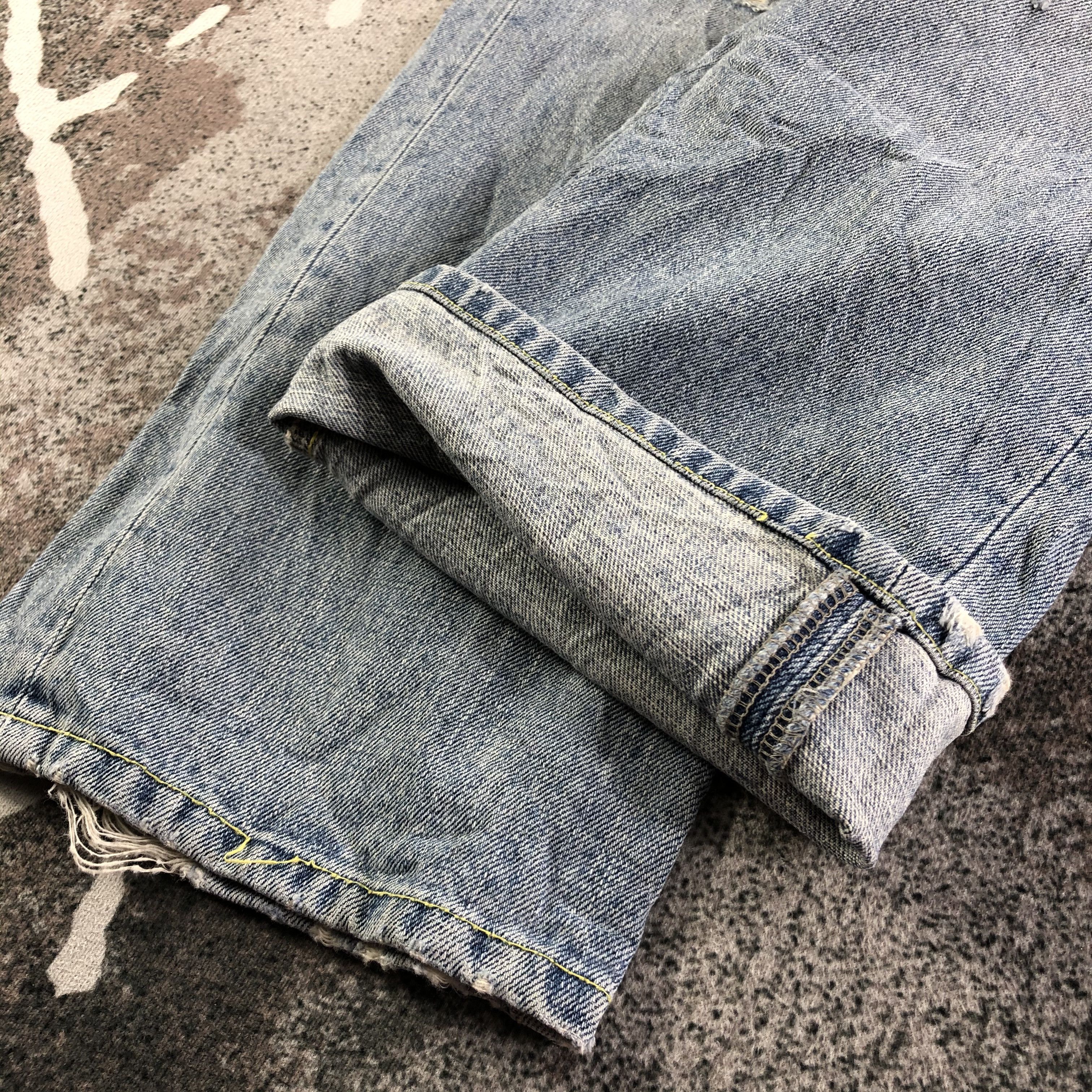 Japanese Brand Japanese Co&Lu Jeans Ripped Denim KJ3112 Size US 30 / EU 46 - 7 Thumbnail