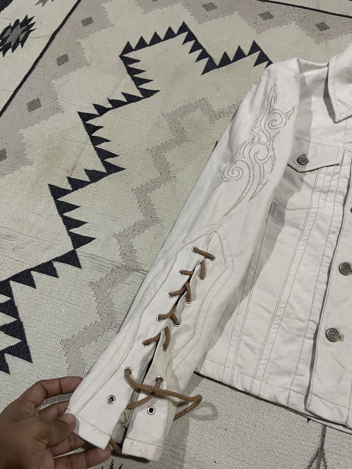 Tornado Mart 2000s TORNADO MART WESTERN STYLE TRIBAL SLEEVE JACKET Size M / US 6-8 / IT 42-44 - 6 Thumbnail