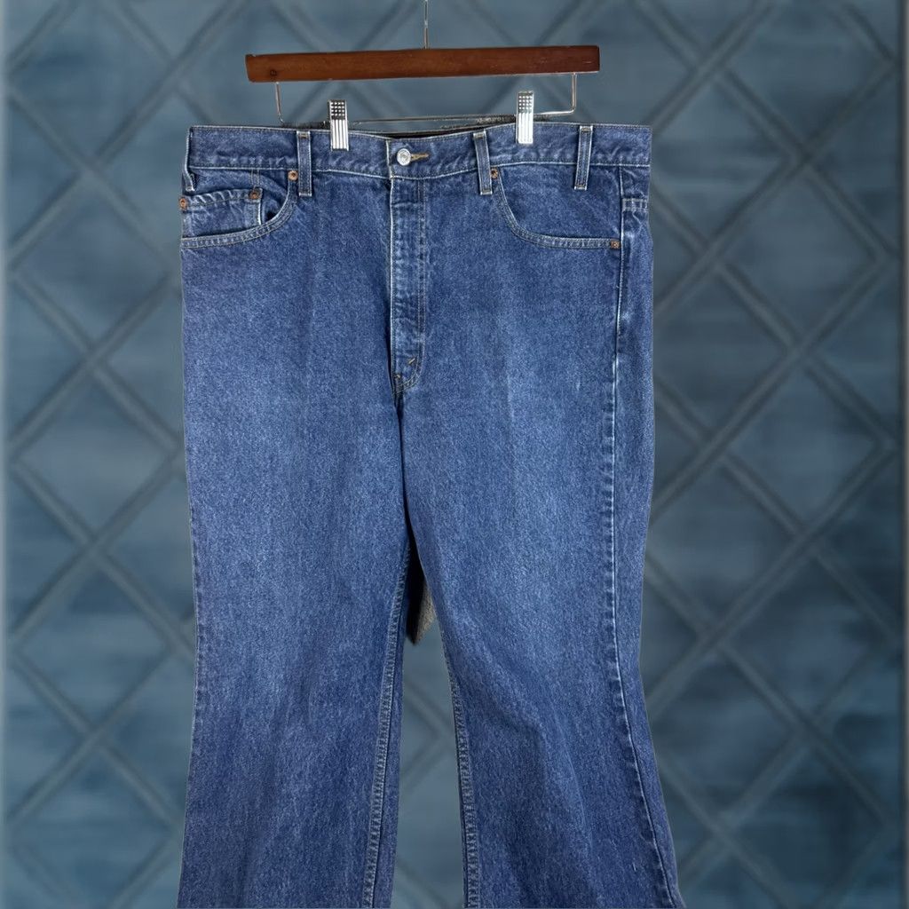Levi's VINTAGE Levis 517 Jeans Mens 40x30 Blue Boot Cut Denim High Rise Classic Straight Leg Size US 40 / EU 56 - 1 Thumbnail