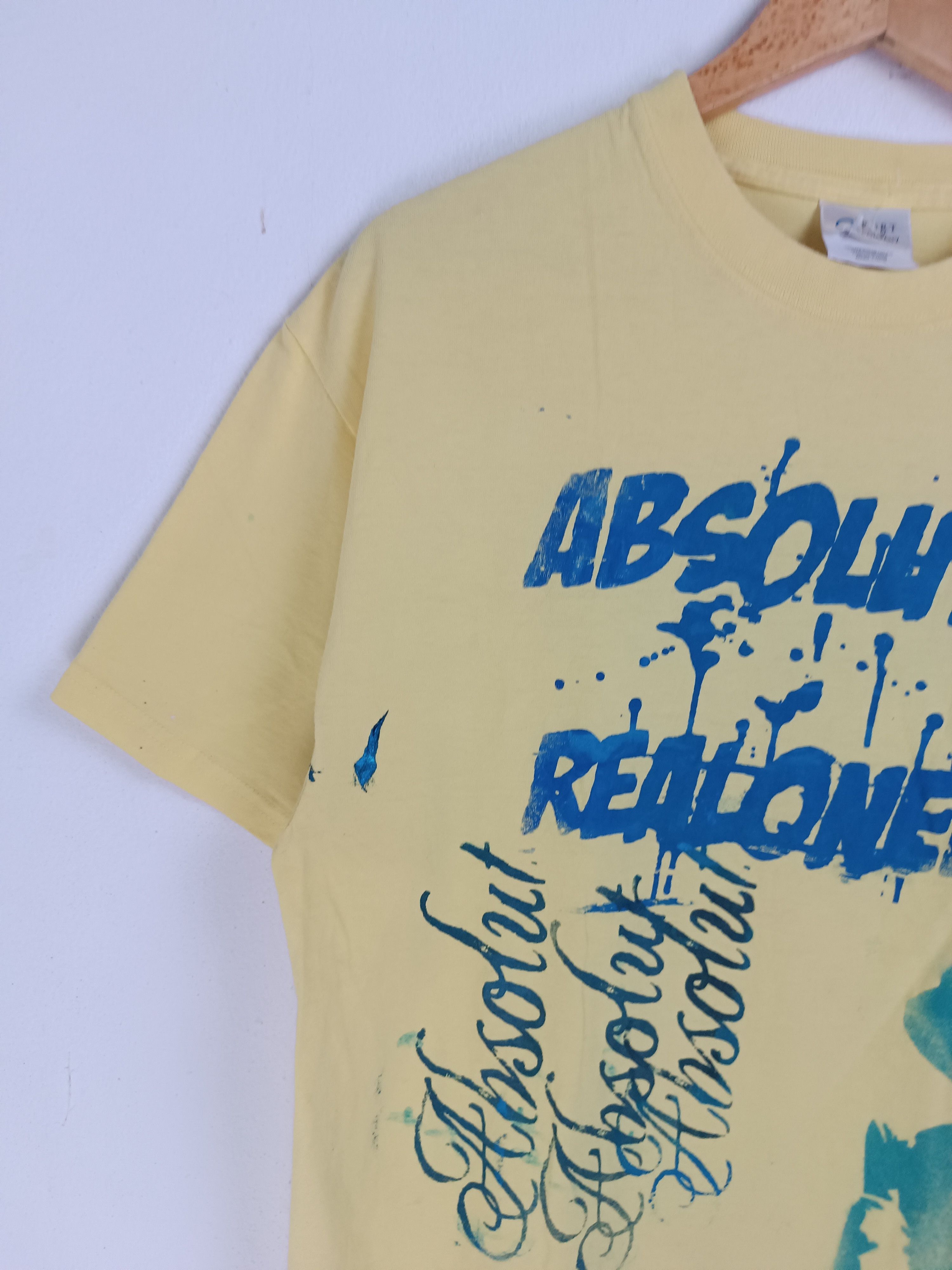 Other VINTAGE ABSOLUT! & REALONER PUNK GRUNGE ROCK TEE Size US L / EU 52-54 / 3 - 5 Thumbnail