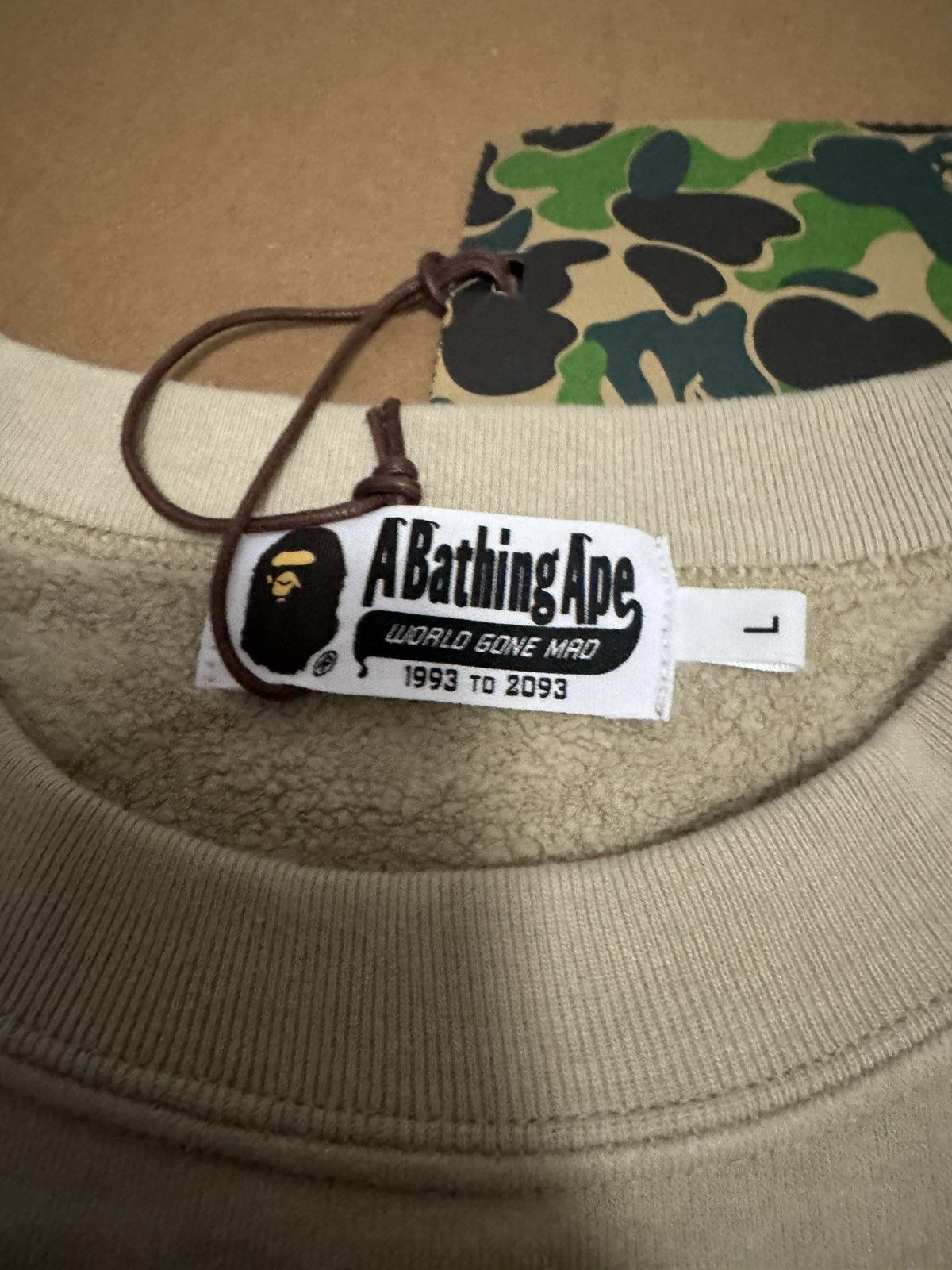 Bape BAPE Logo Crewneck Size US L / EU 52-54 / 3 - 2 Thumbnail